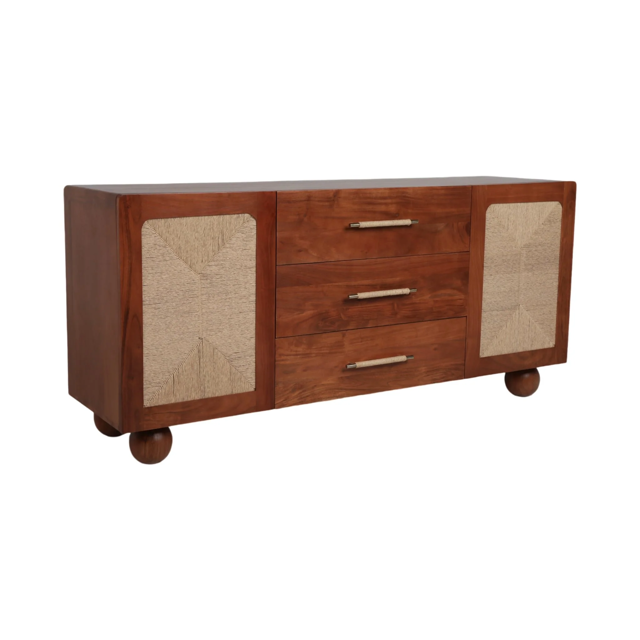 65" Acacia Abacus Sideboard, Brown / Kd - Image 2