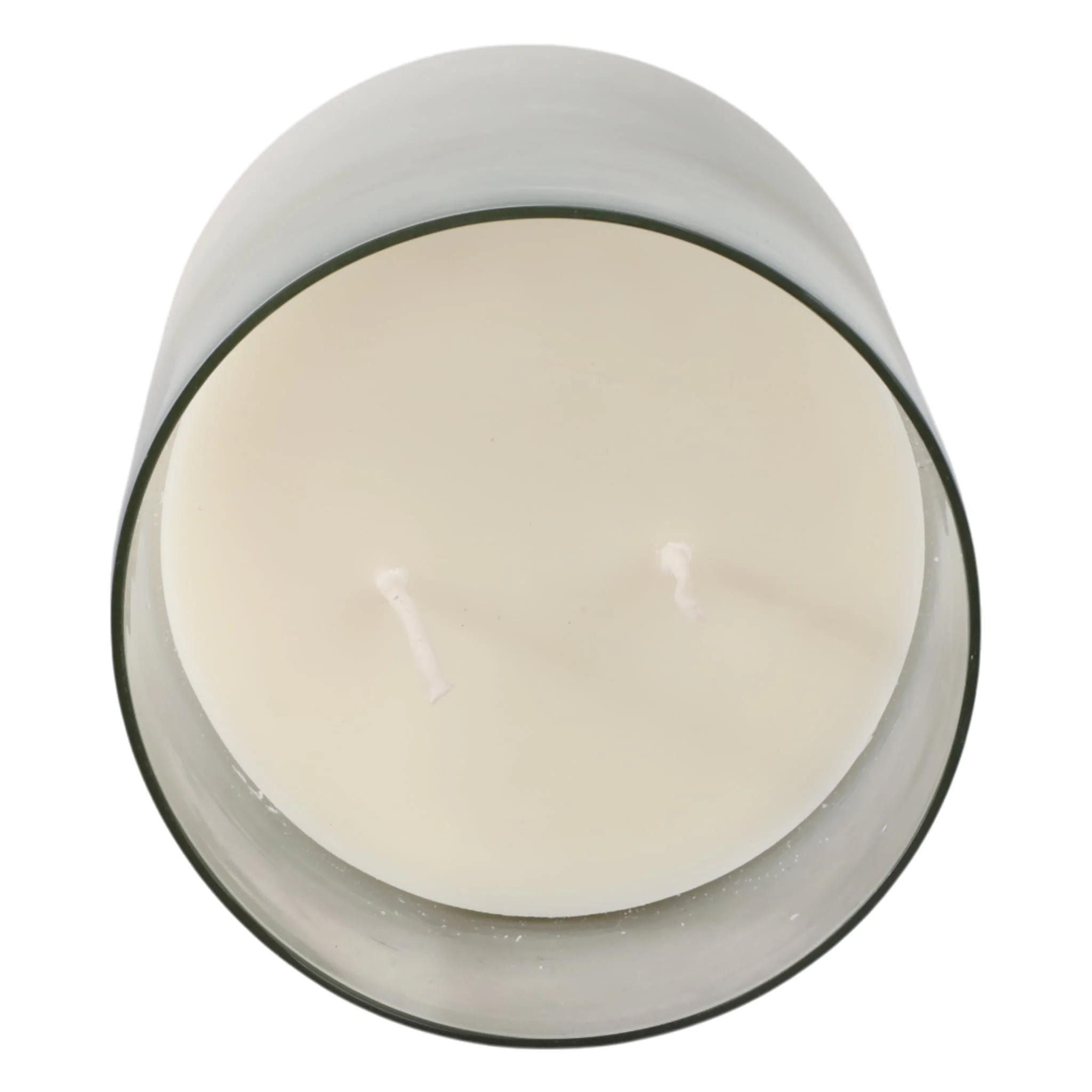 6x5" 34 Oz Jasmine Frosted Glass Candle, Clear - Image 6