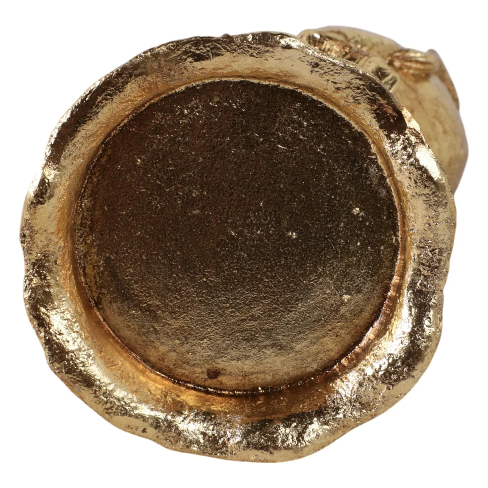 6x5" Bowl On Elephant Trunk, Gold - Image 5