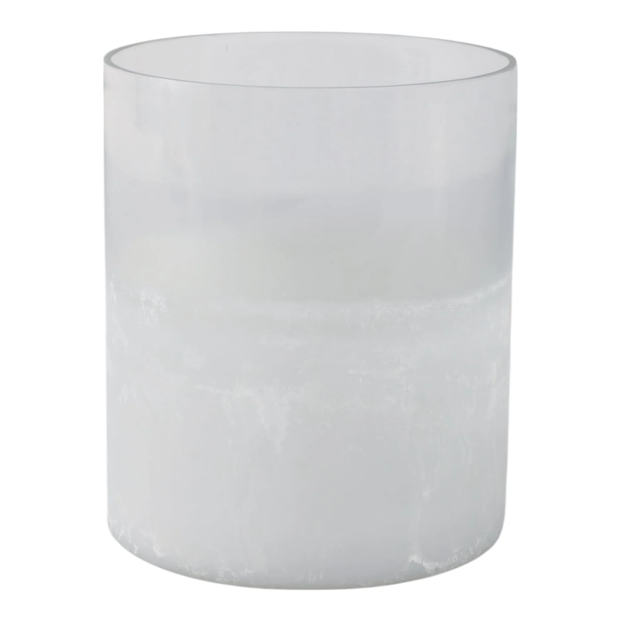 6x5" Frosted Bottom Hurricane, Clear - Image 3