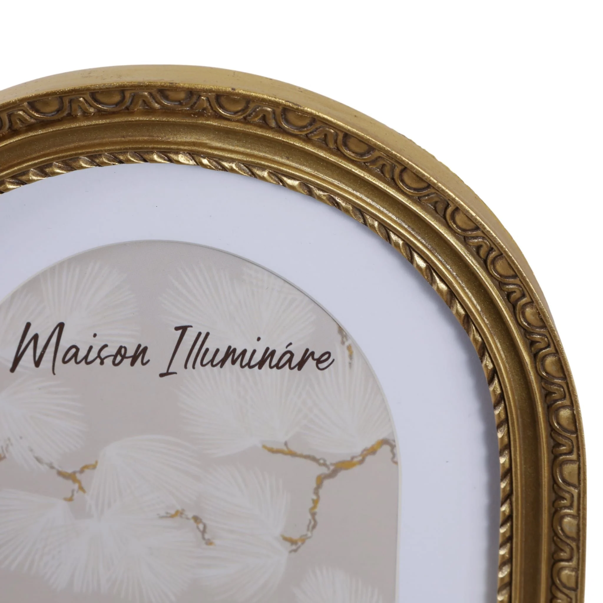 6x8 Photo Frame Matted To 4x6 Gilded Arch, Gold - Image 6
