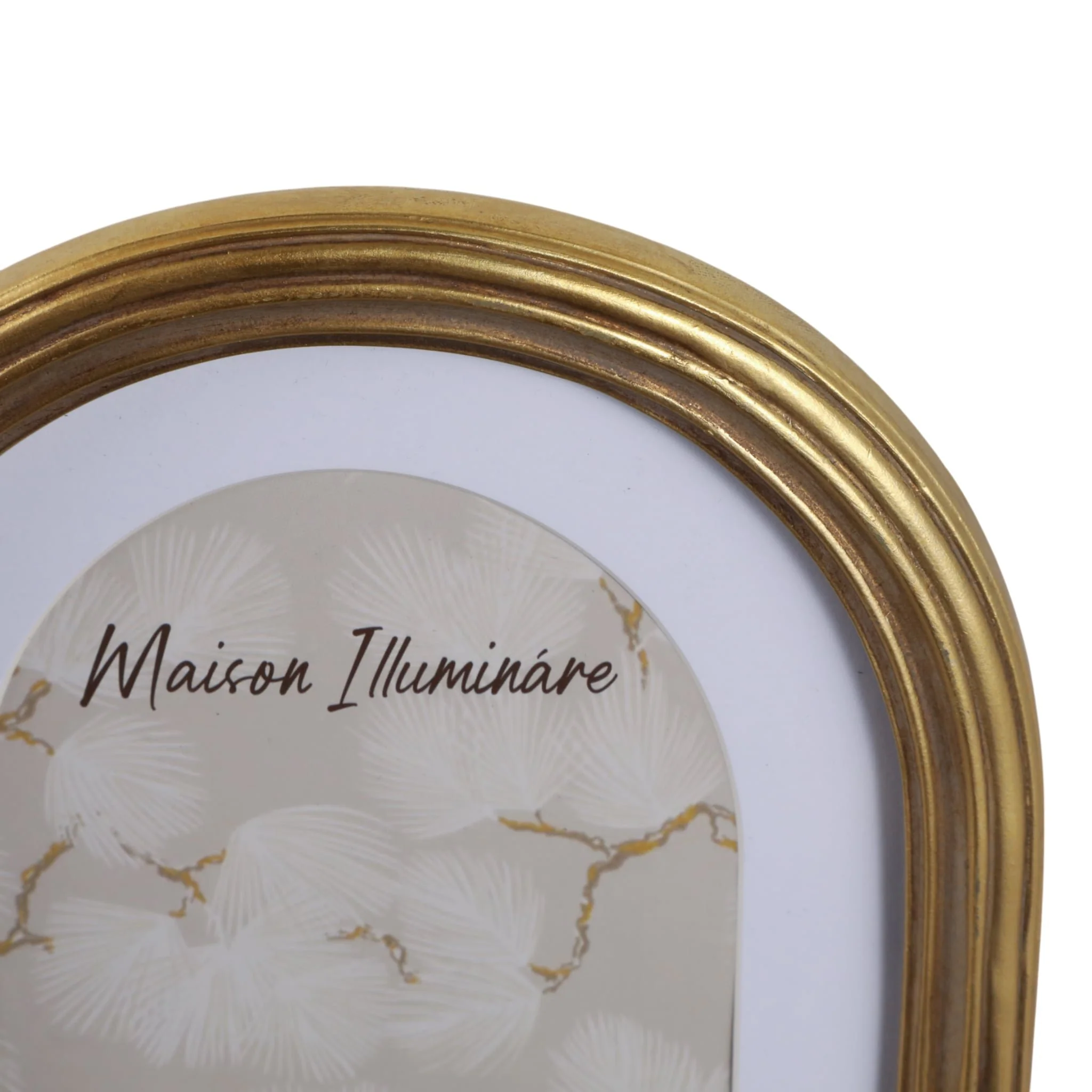 6x8 Photo Frame Matted To 4x6 Layered Arch, Gold - Image 6