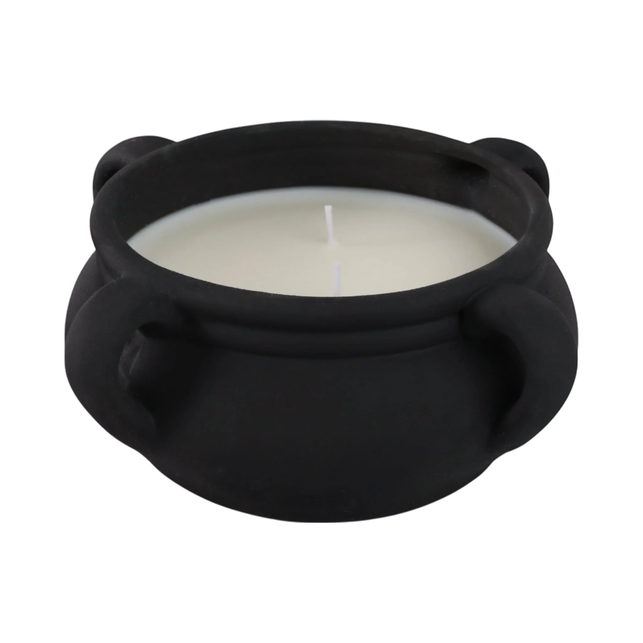 7" 12.5 Oz Black Amber & Sea Salt Bowl Candle, Blk - Image 3