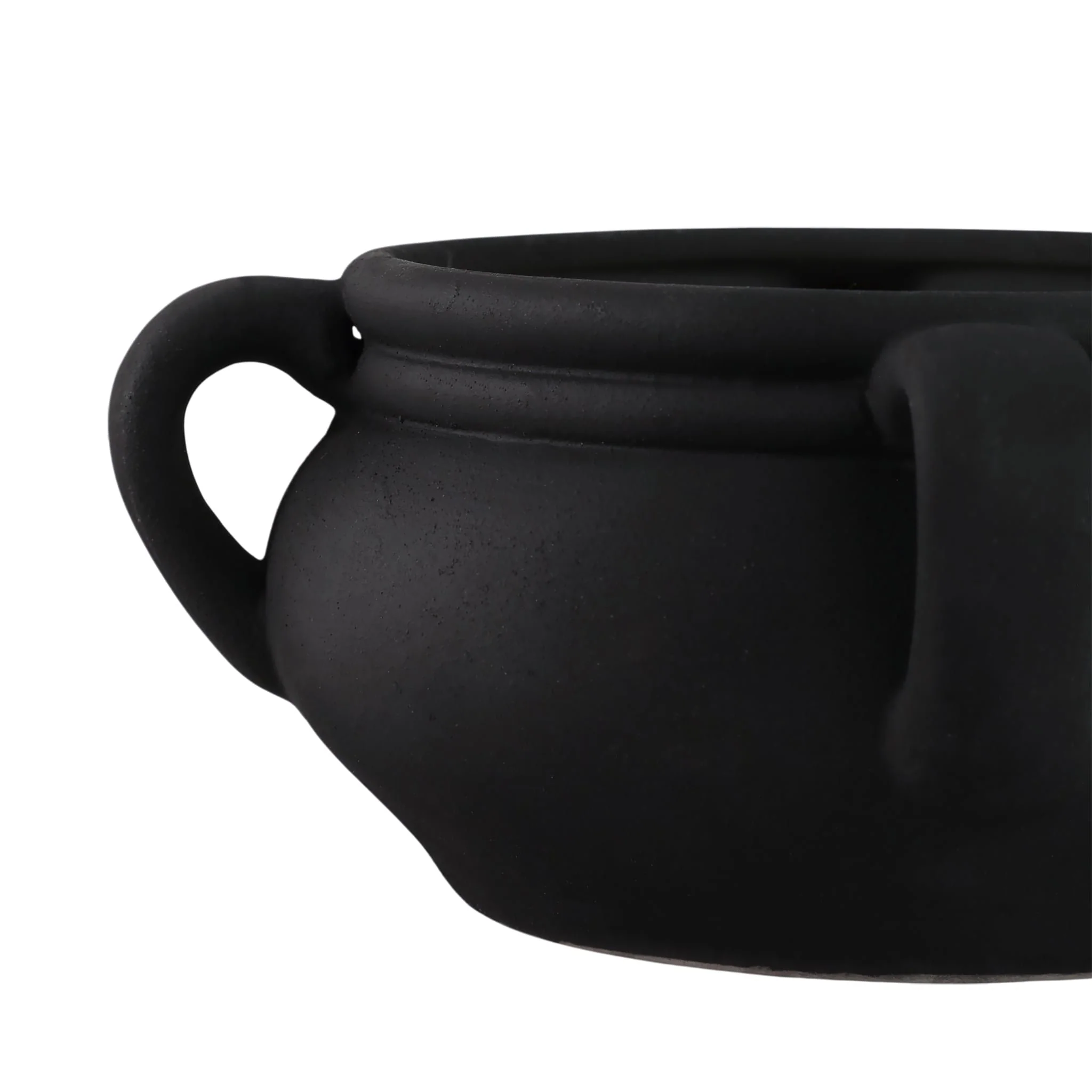 7" 12.5 Oz Black Amber & Sea Salt Bowl Candle, Blk - Image 5