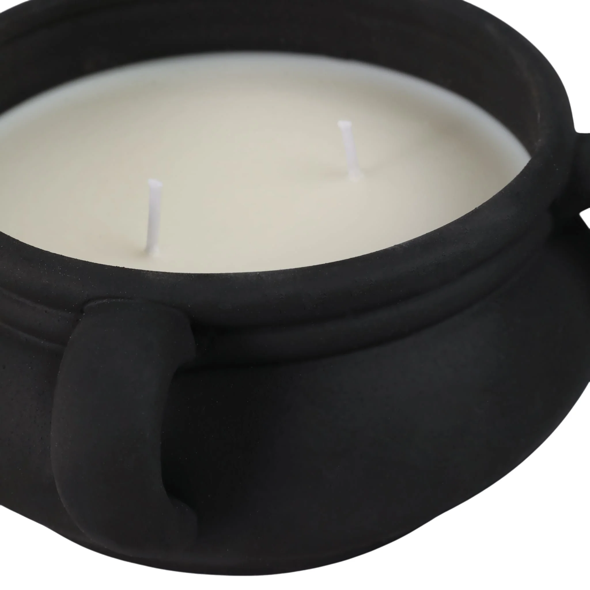 7" 12.5 Oz Black Amber & Sea Salt Bowl Candle, Blk - Image 6