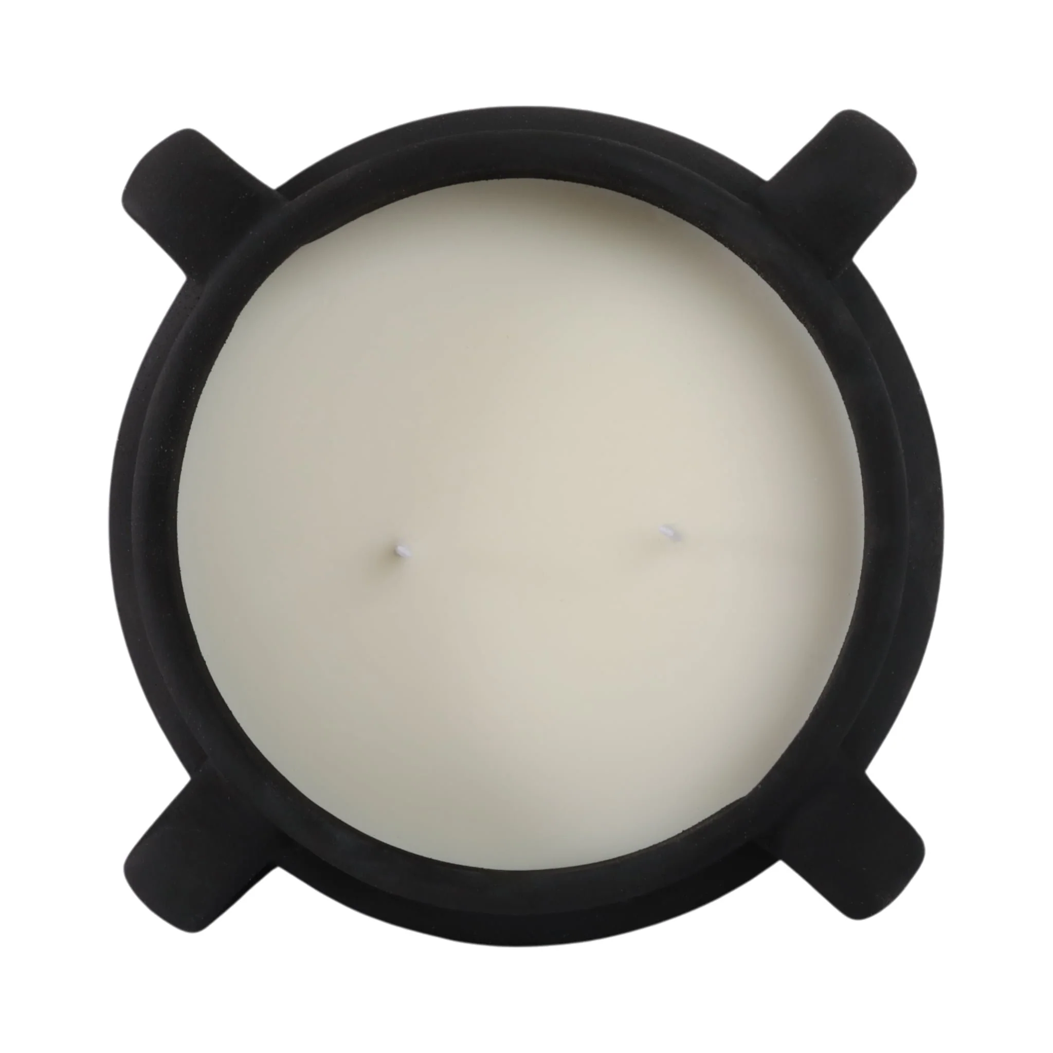 7" 12.5 Oz Black Amber & Sea Salt Bowl Candle, Blk - Image 7