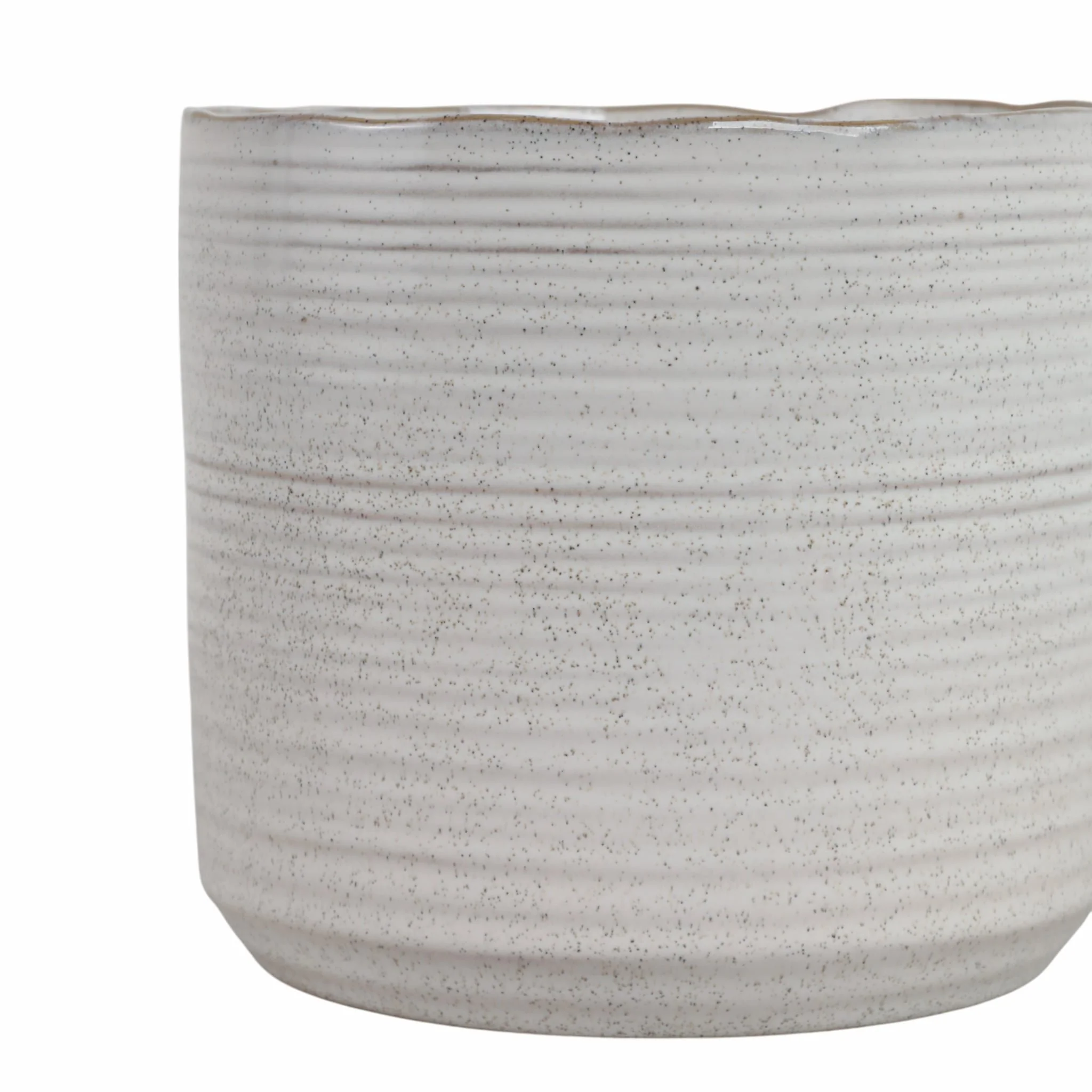 7" 25 Oz Speckle Citro Candle, White - Image 3