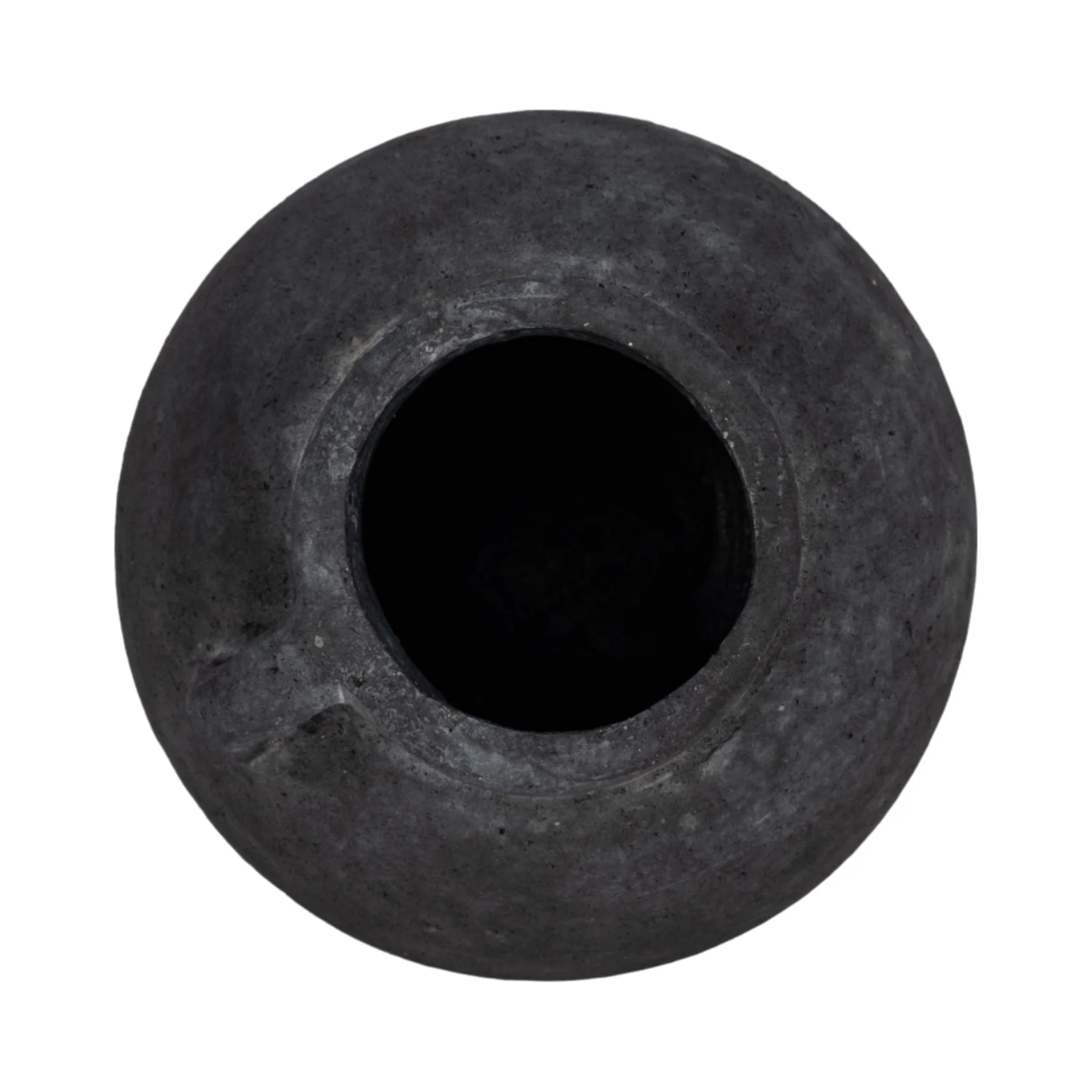 7" Bulbous Jug With Handle, Black - Image 6