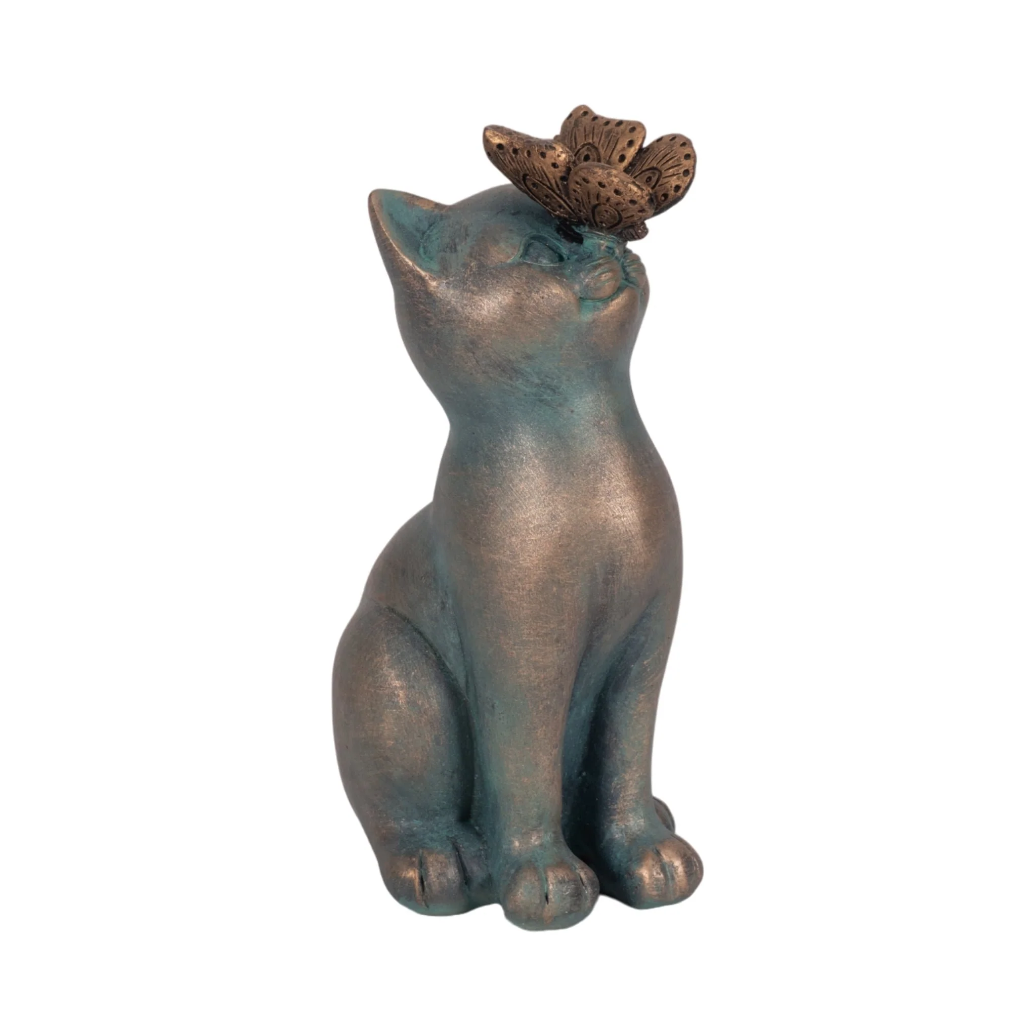 7" Cat With Butterfly On Nose, Multi - Image 2