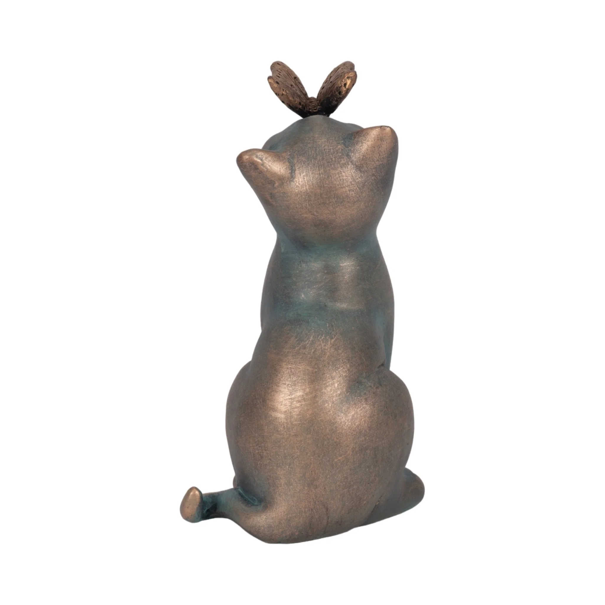 7" Cat With Butterfly On Nose, Multi - Image 4
