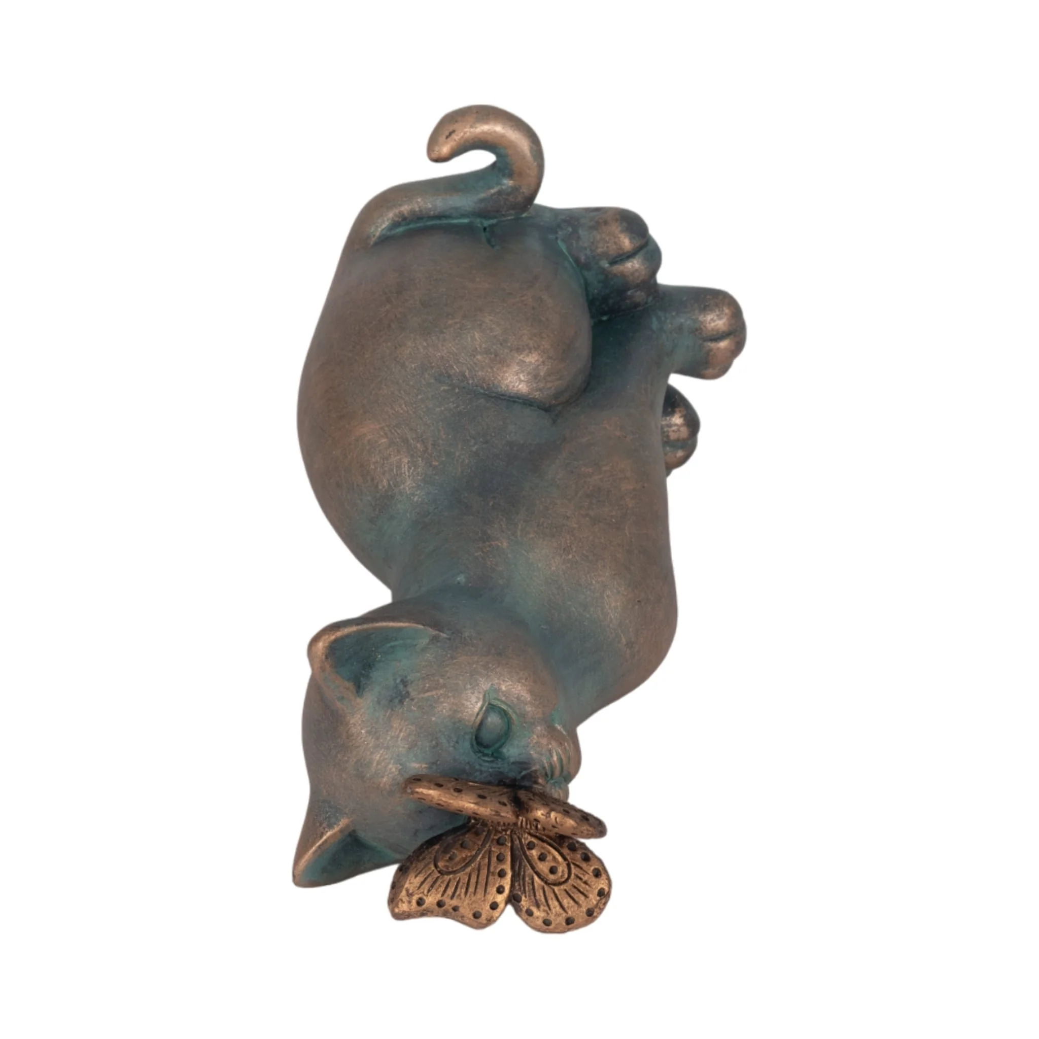 7" Cat With Butterfly On Nose, Multi - Image 6