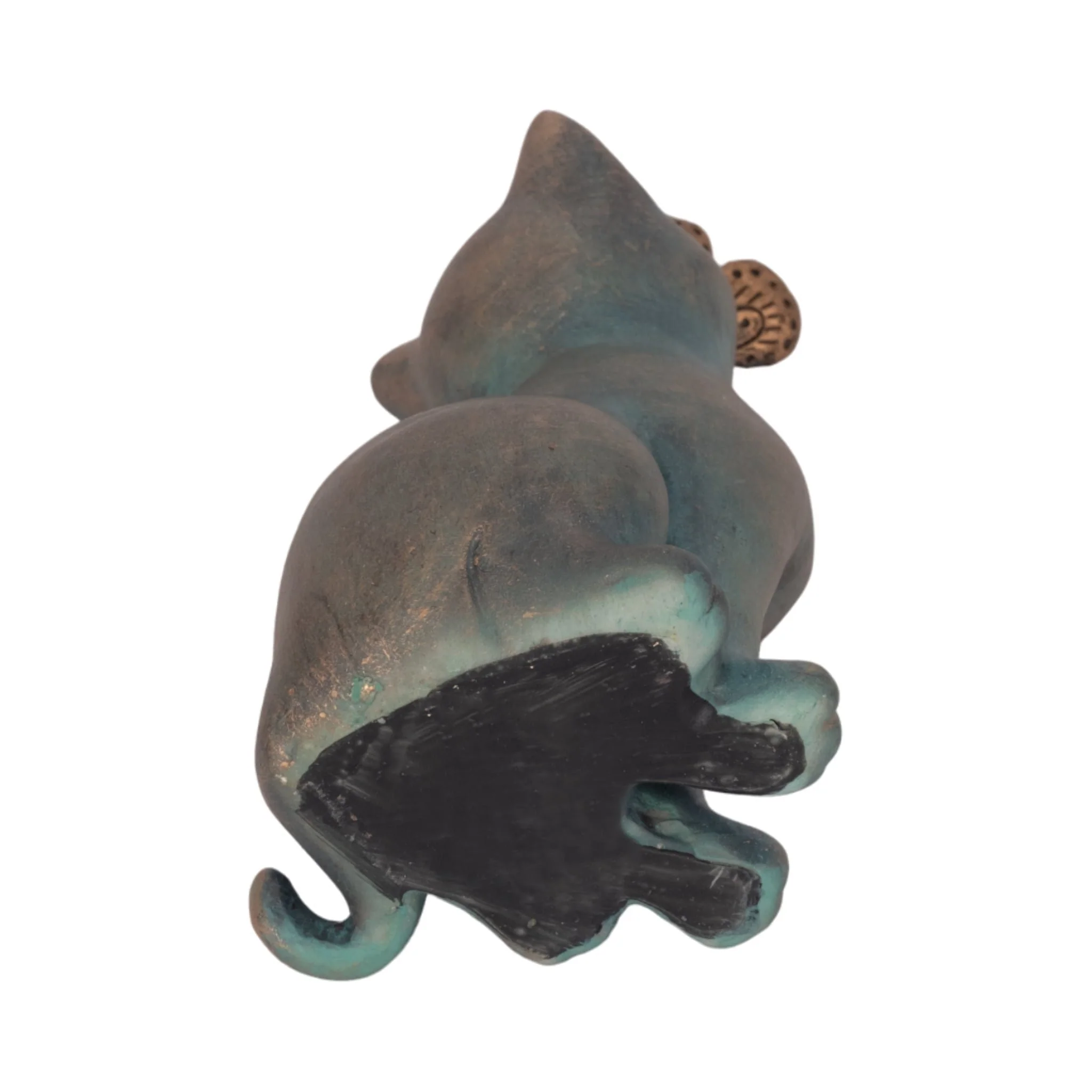 7" Cat With Butterfly On Nose, Multi - Image 7