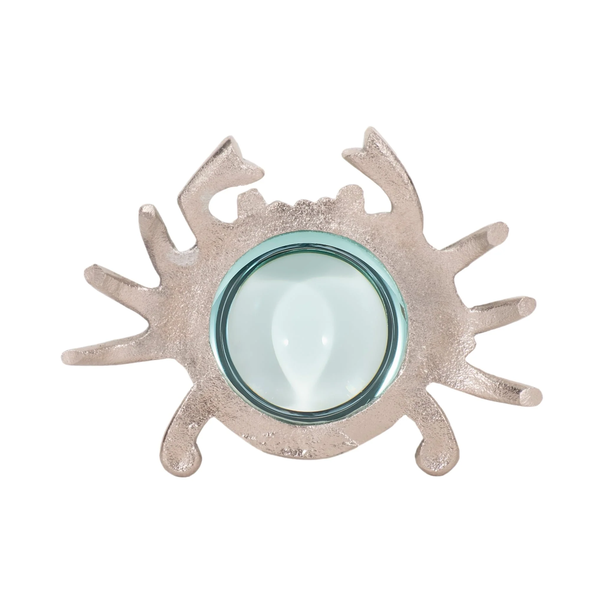 7" Crab Magnifying Glass, Silver - Image 6