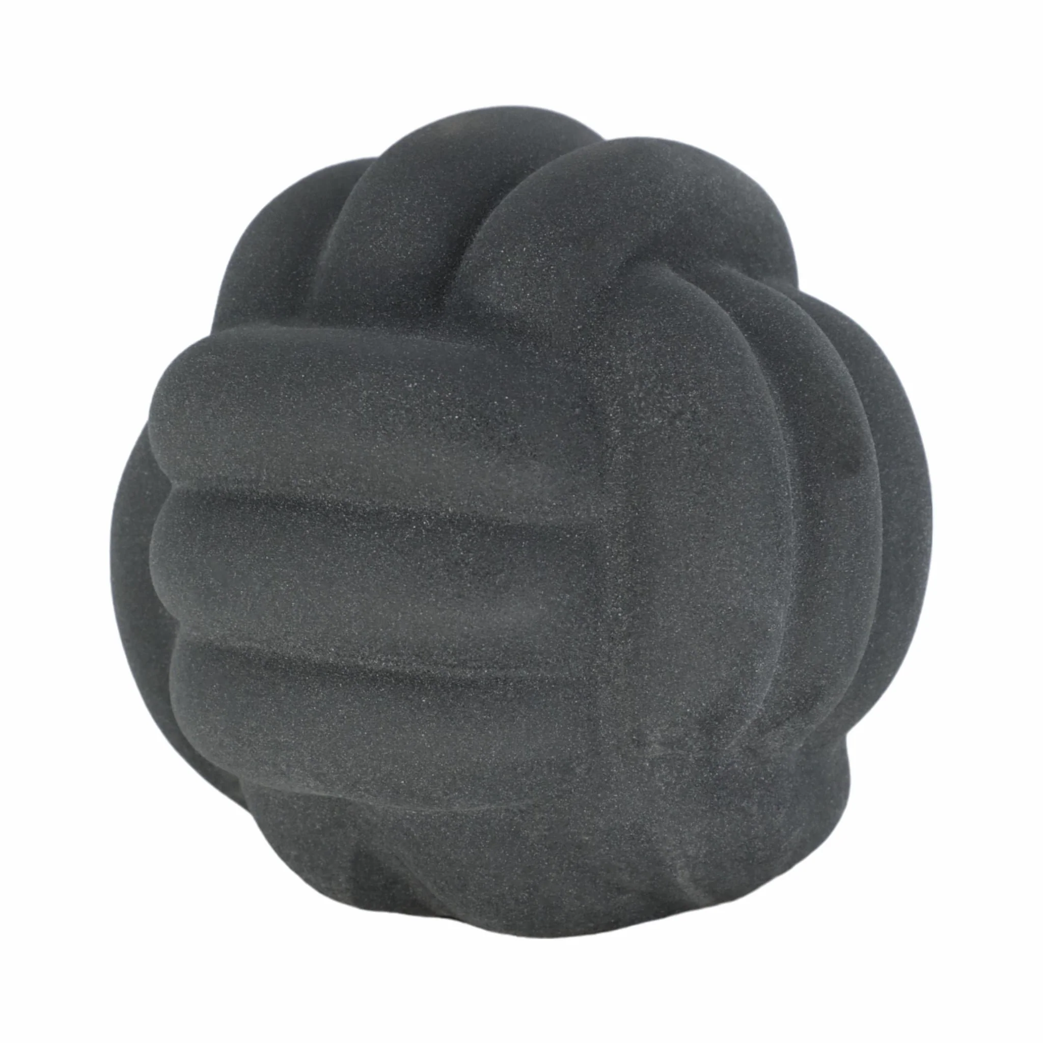 7" Knot Orb Rough Texture, Black - Image 2