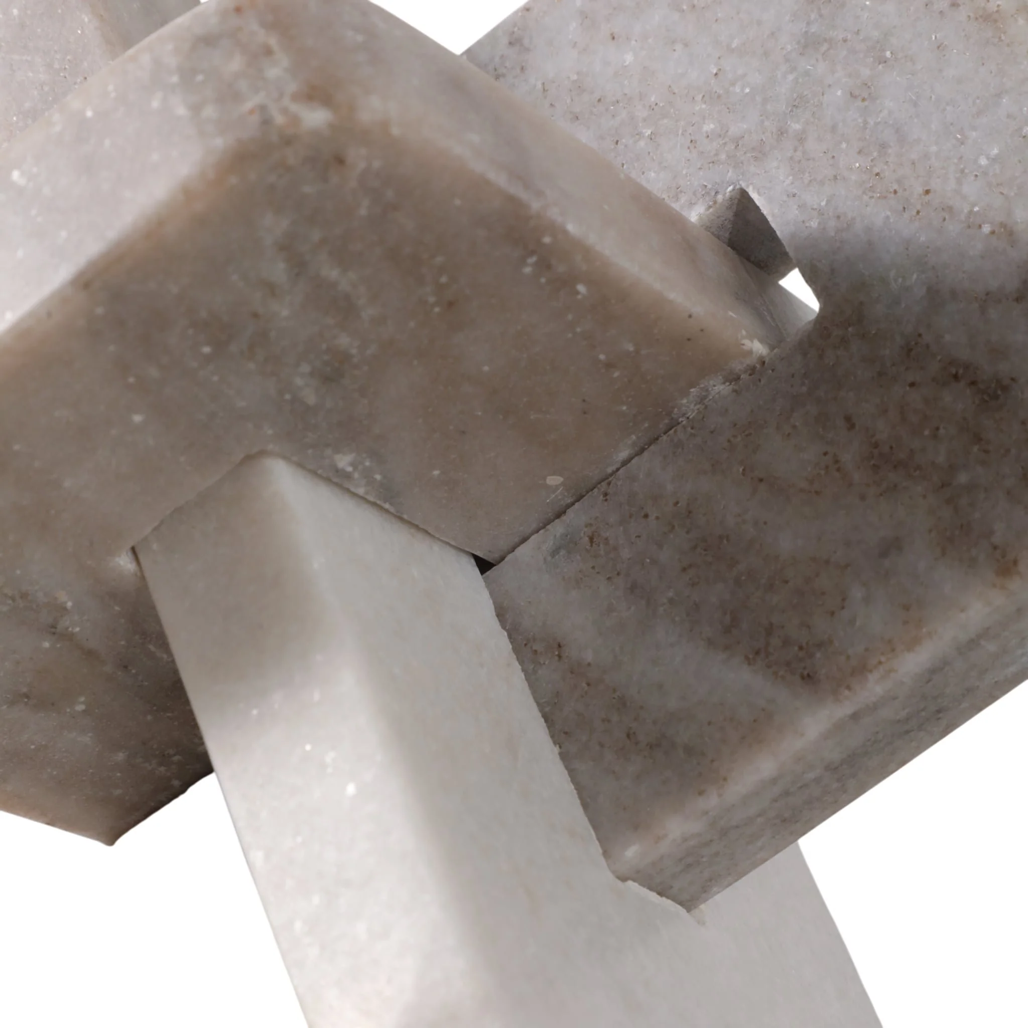 7" Marble Knot, White/beige - Image 5