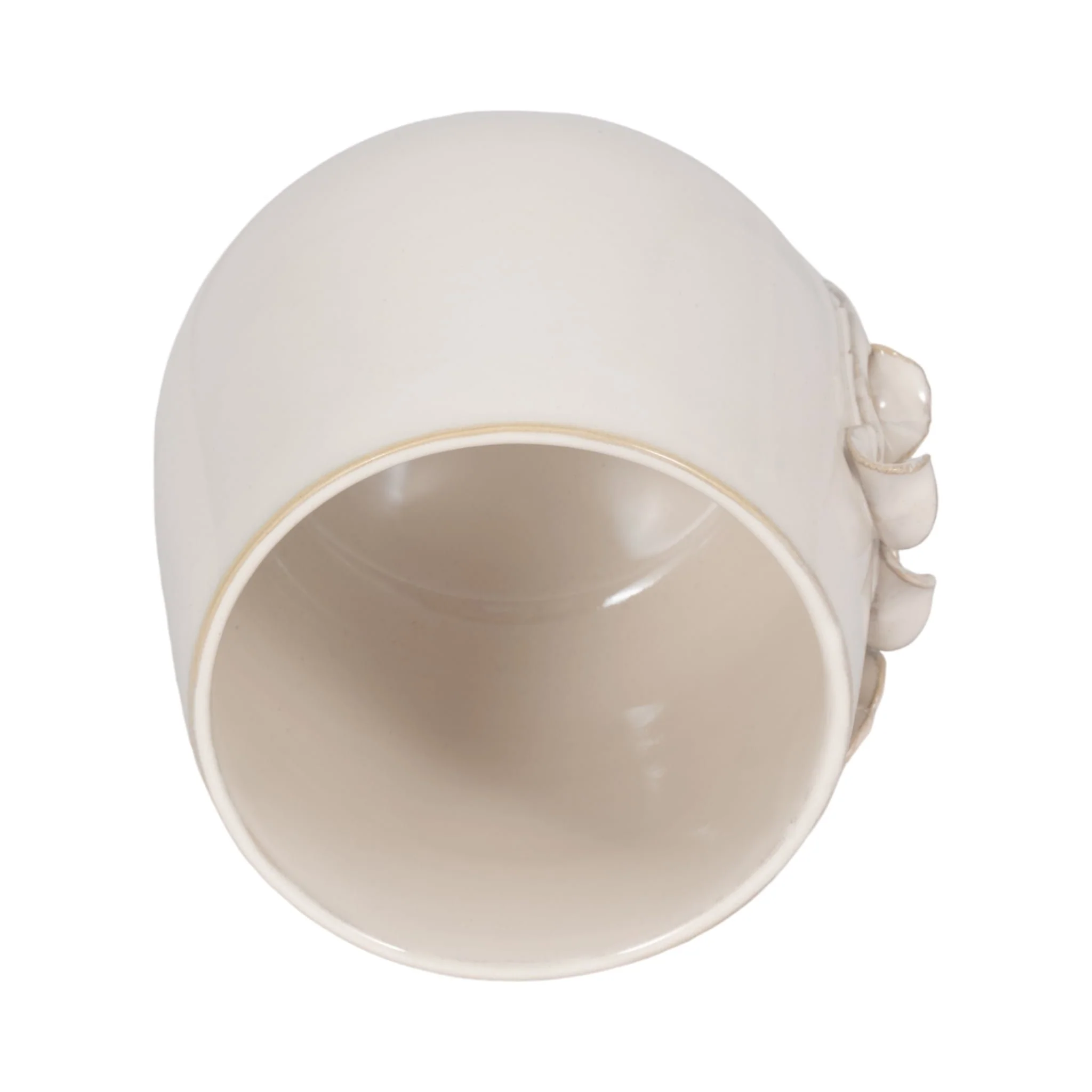 7" Mushroom Applique Planter, Ivory - Image 5