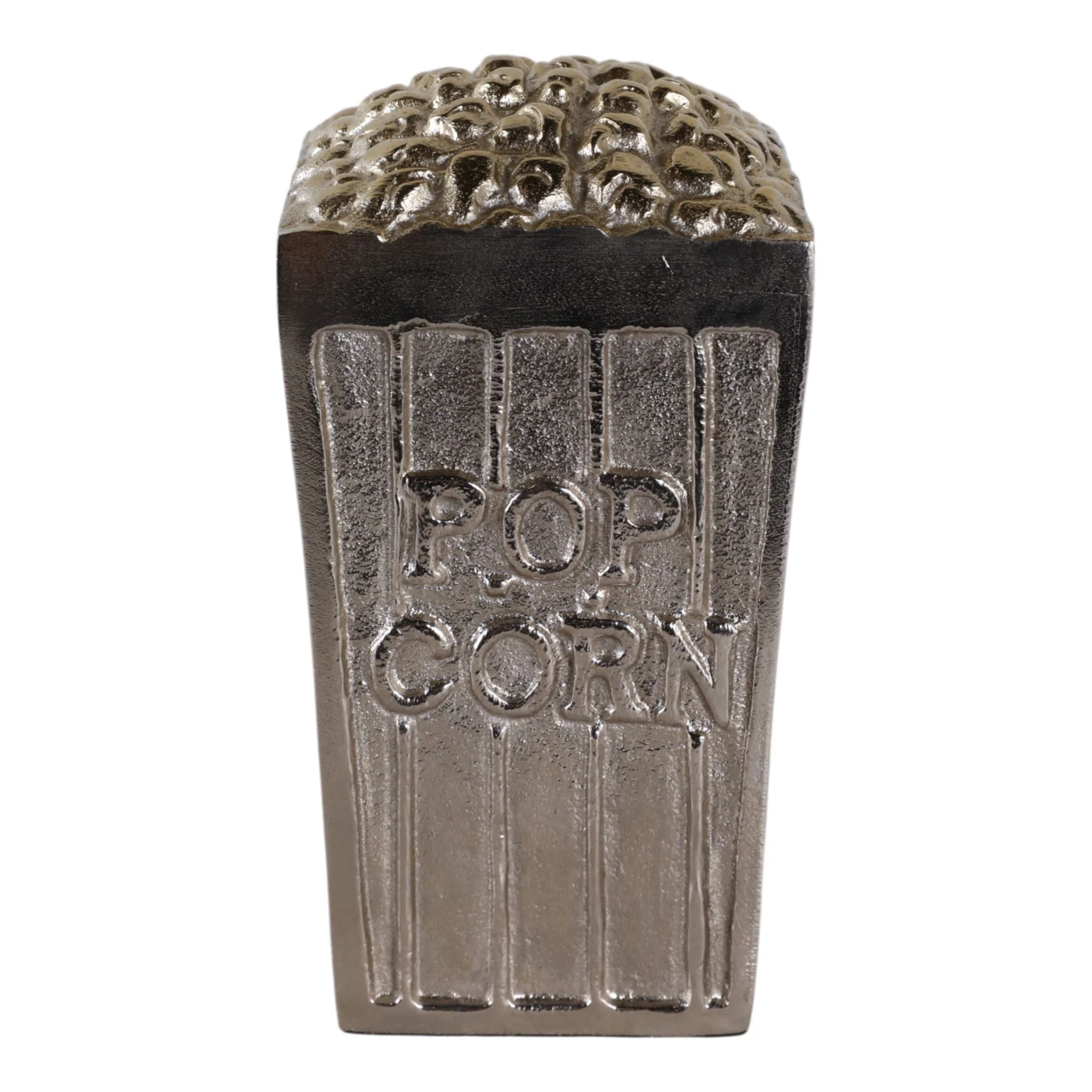 7" Popcorn Bucket, Silver/gold - Image 3