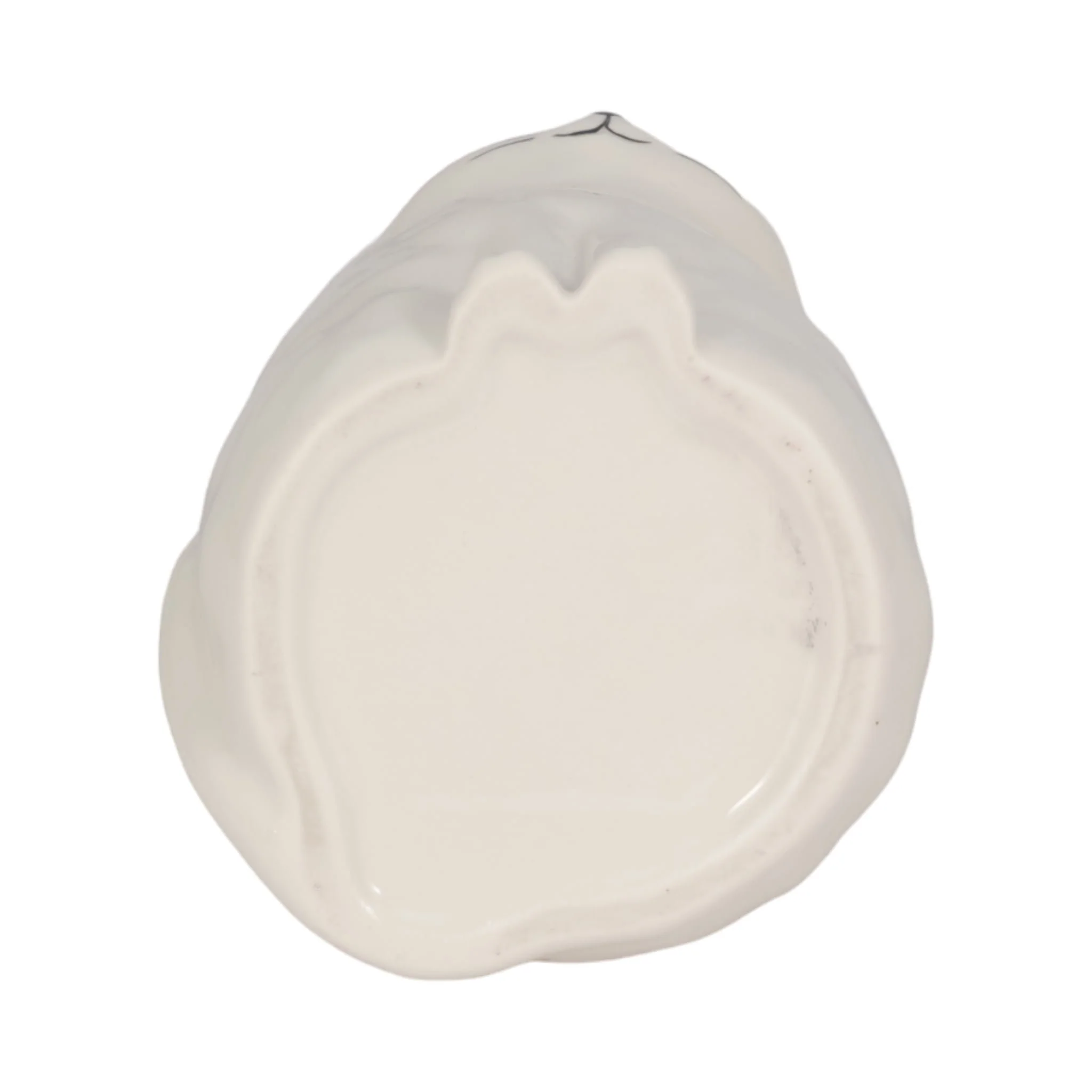 7" Sitting Pretty Kitty With Vase Opening, White/b - Image 7