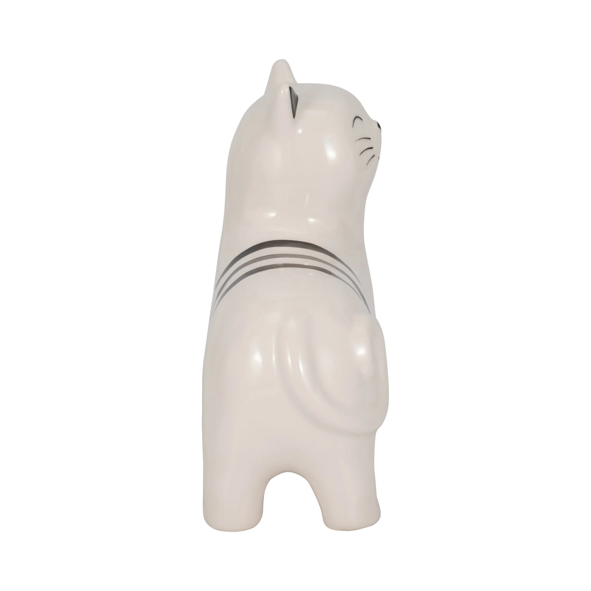 7" Standing Kitty, White/black - Image 3