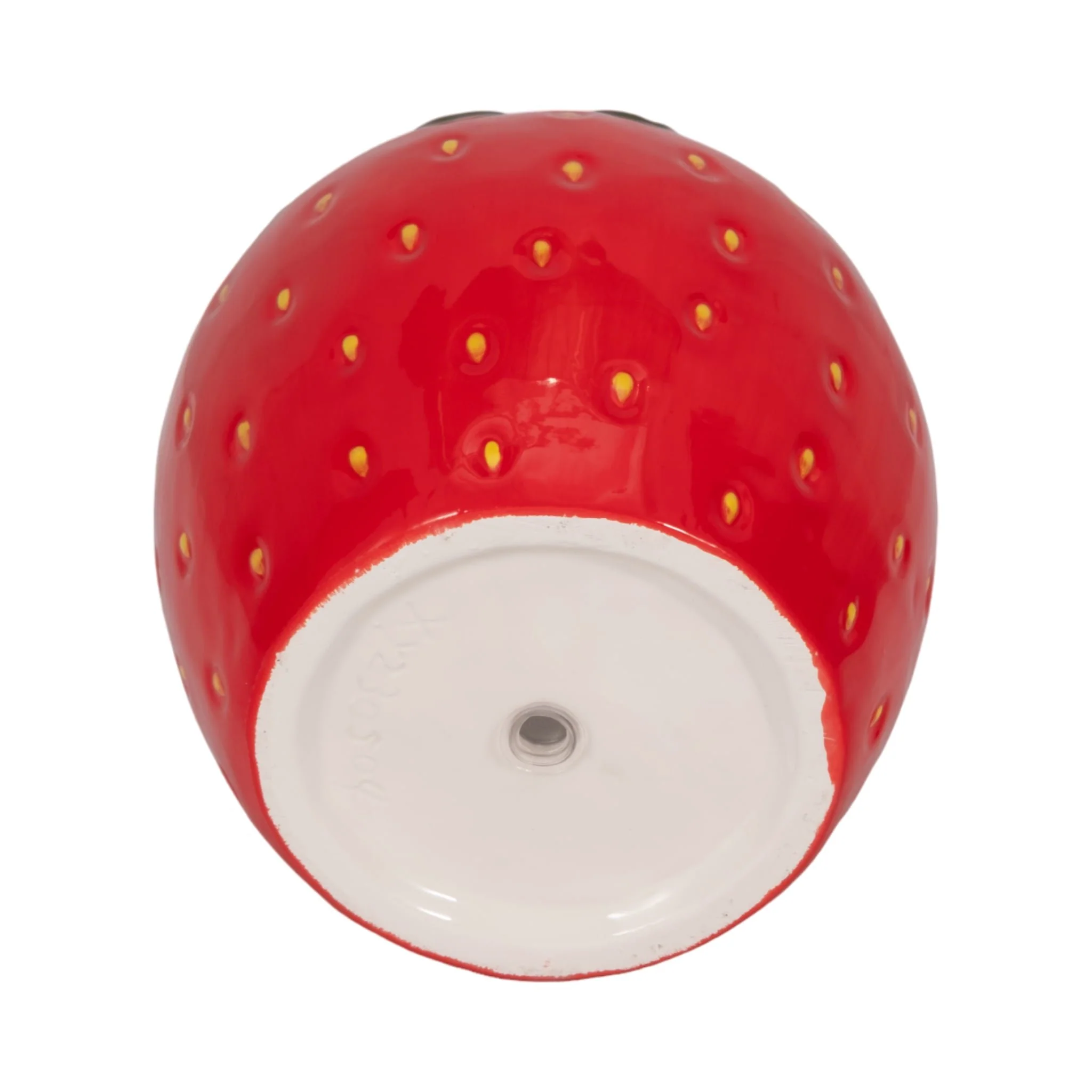 7" Strawberry Planter, Red/green - Image 6