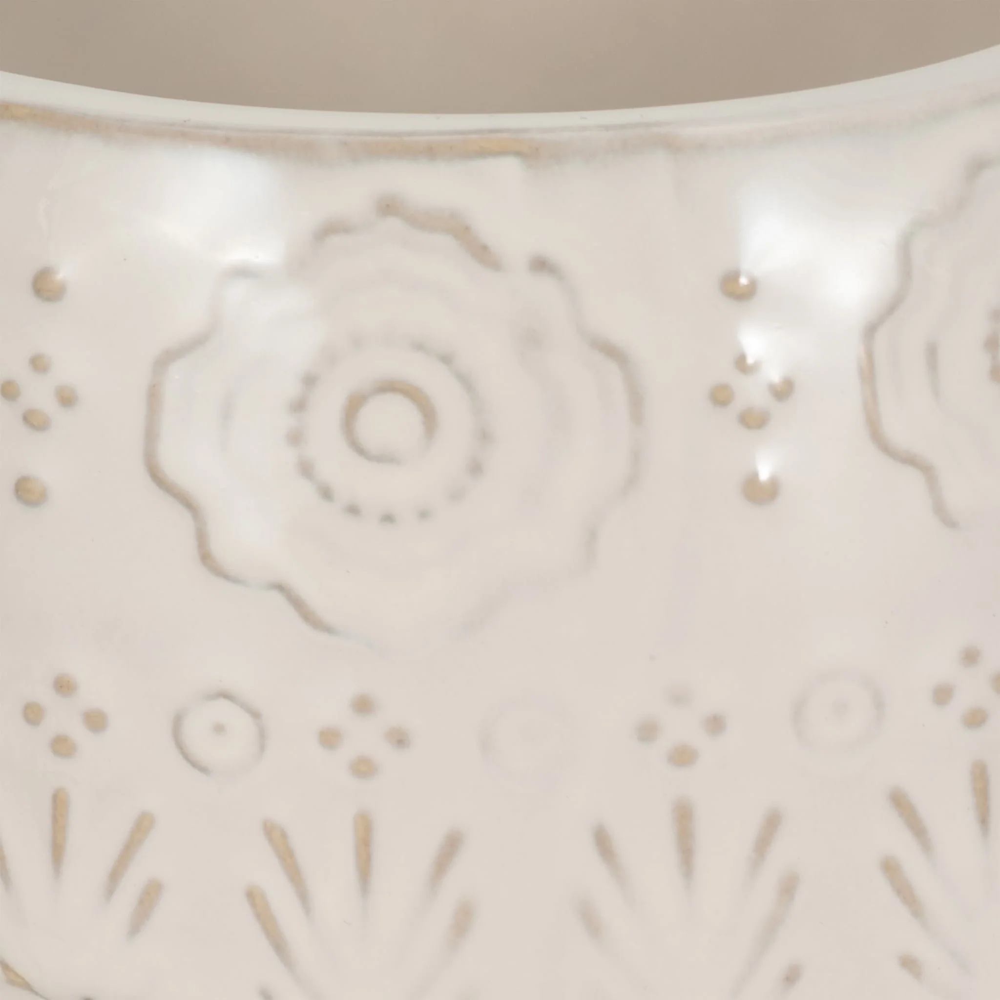 7" Turtle Planter, White - Image 6