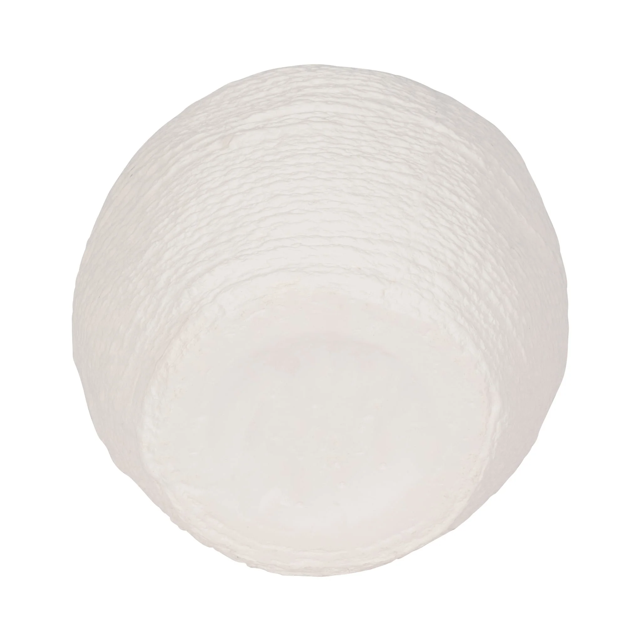 7" Woven Textured Vase, White - Image 6