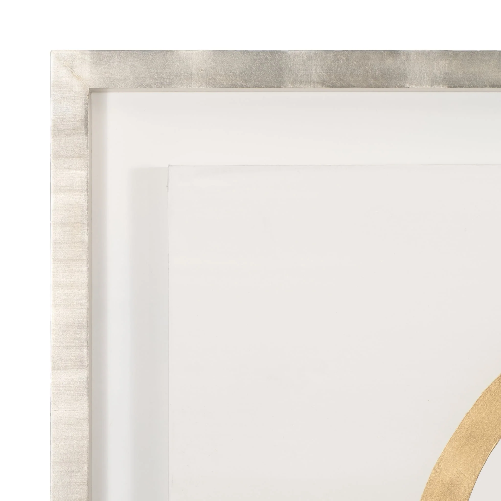 71x71 Hand Painted Fan Circle, White - Image 4