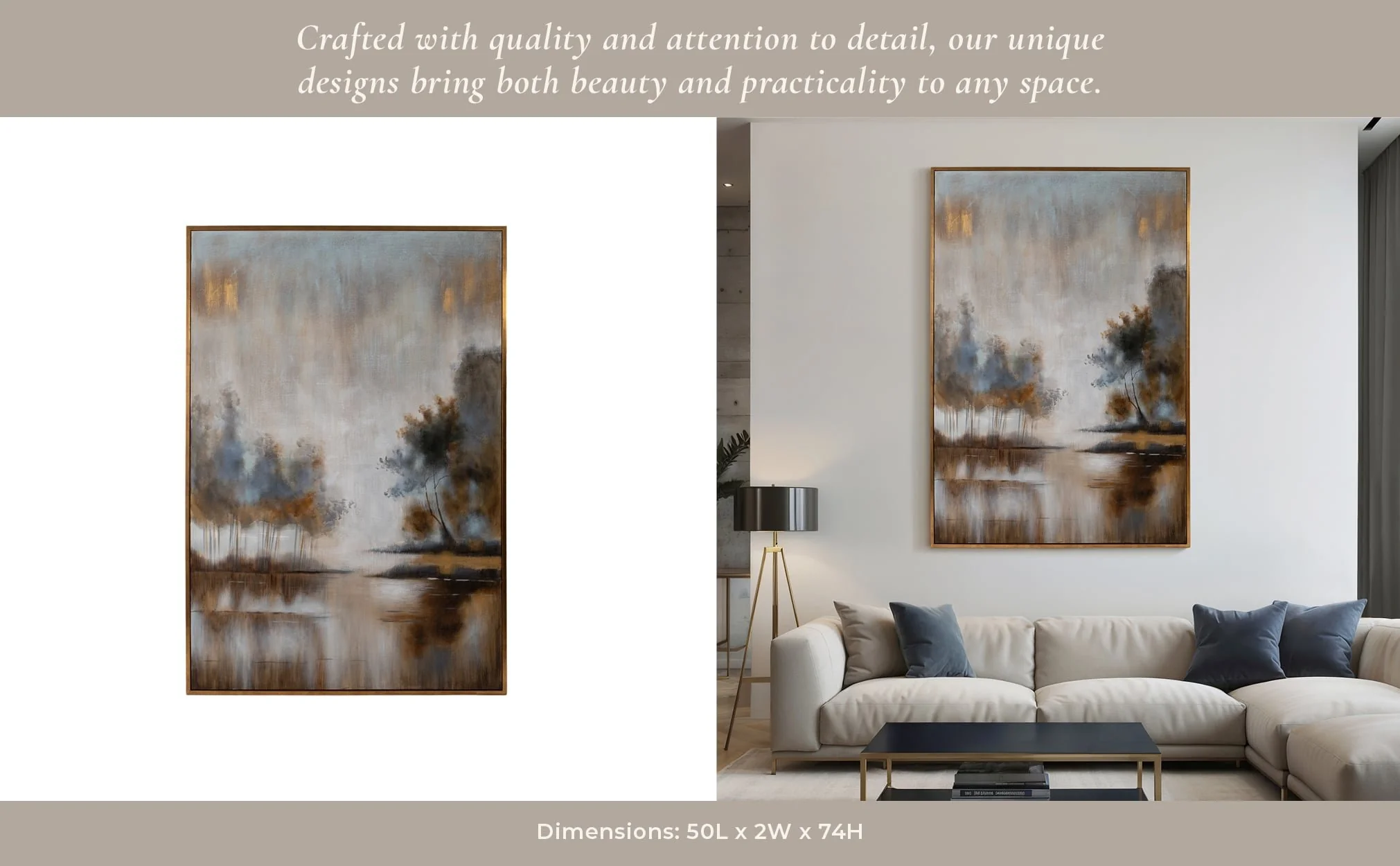 74x50, Landscape Oil Painting, Multi - Image 10