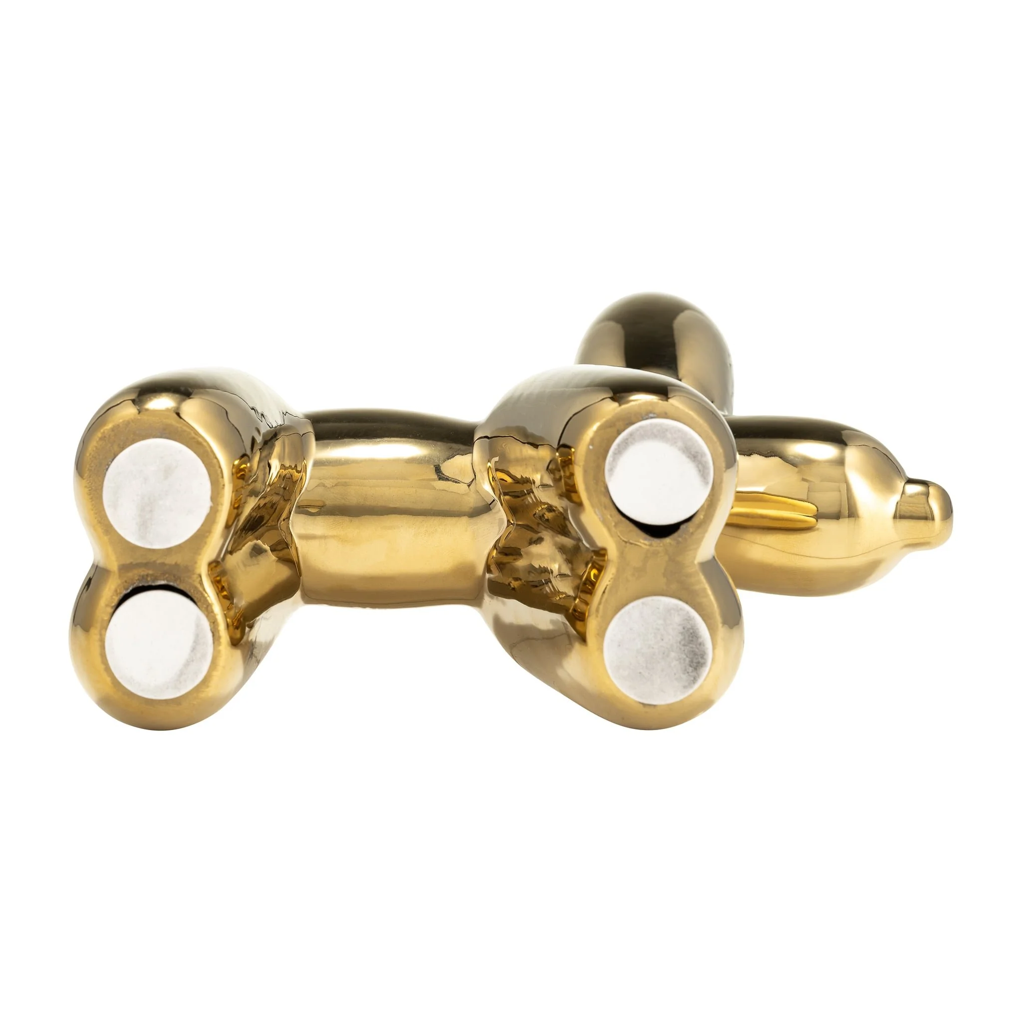 7"l Balloon Dog Animal, Gold - Image 6