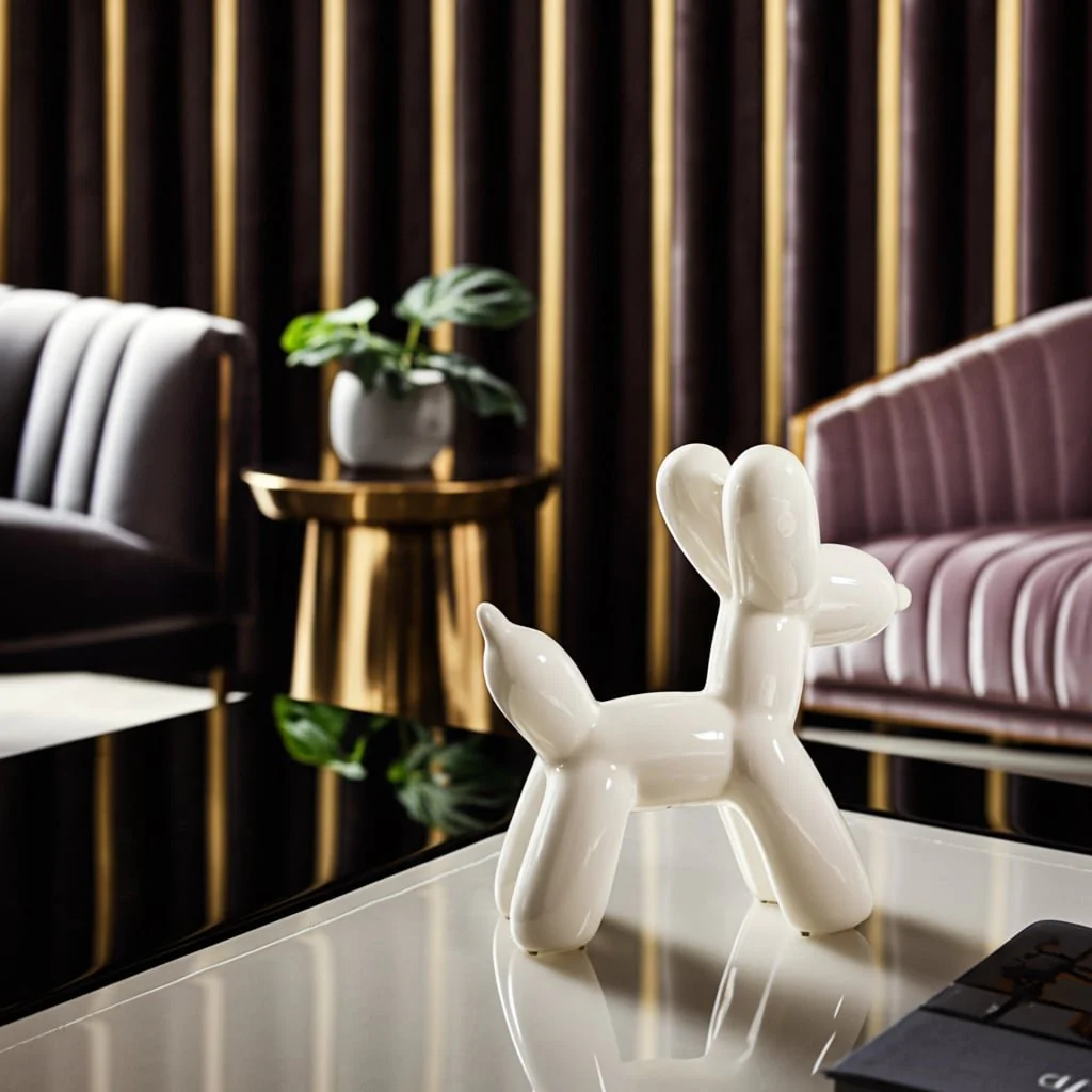 7"l Balloon Dog Animal, White - Image 12