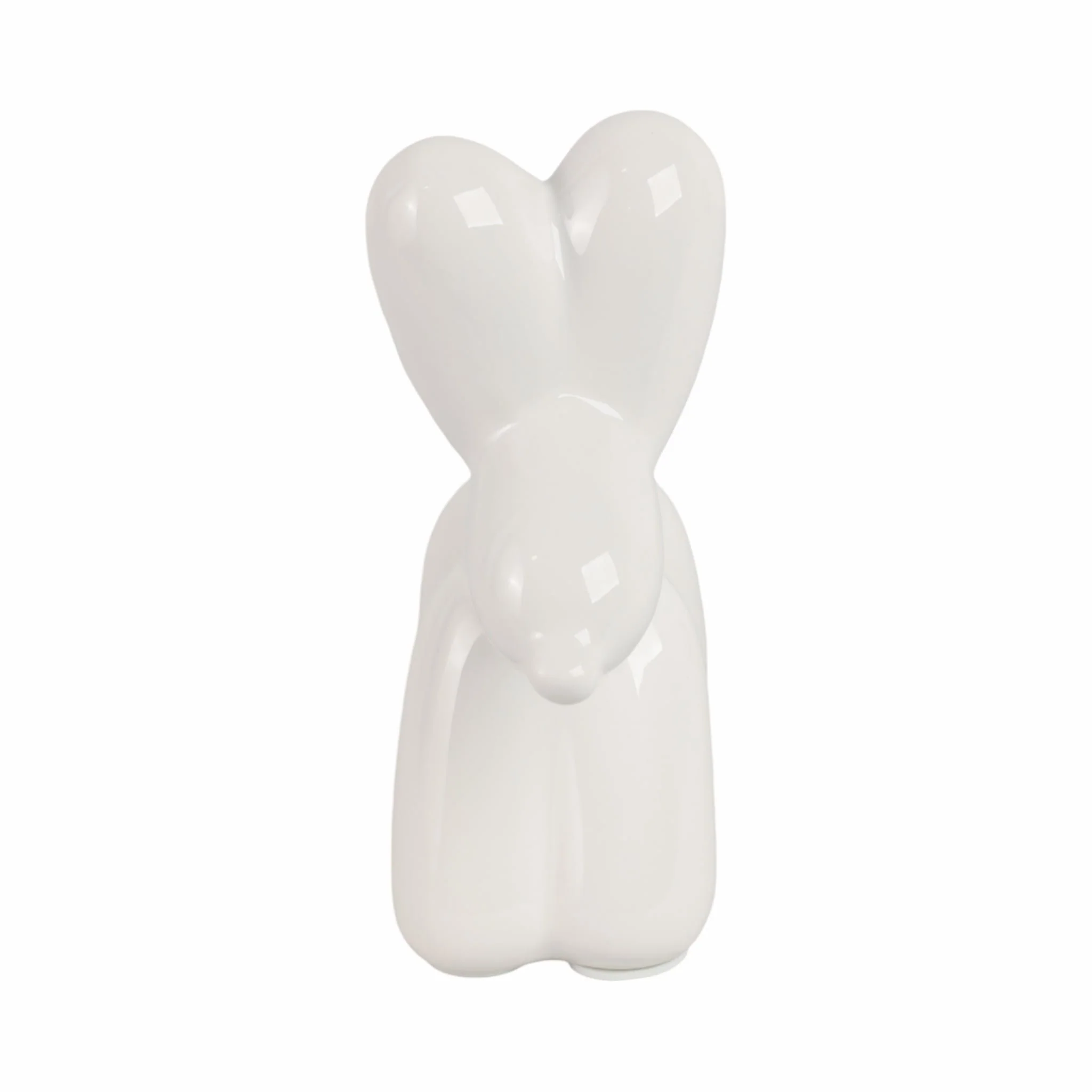 7"l Balloon Dog Animal, White - Image 3
