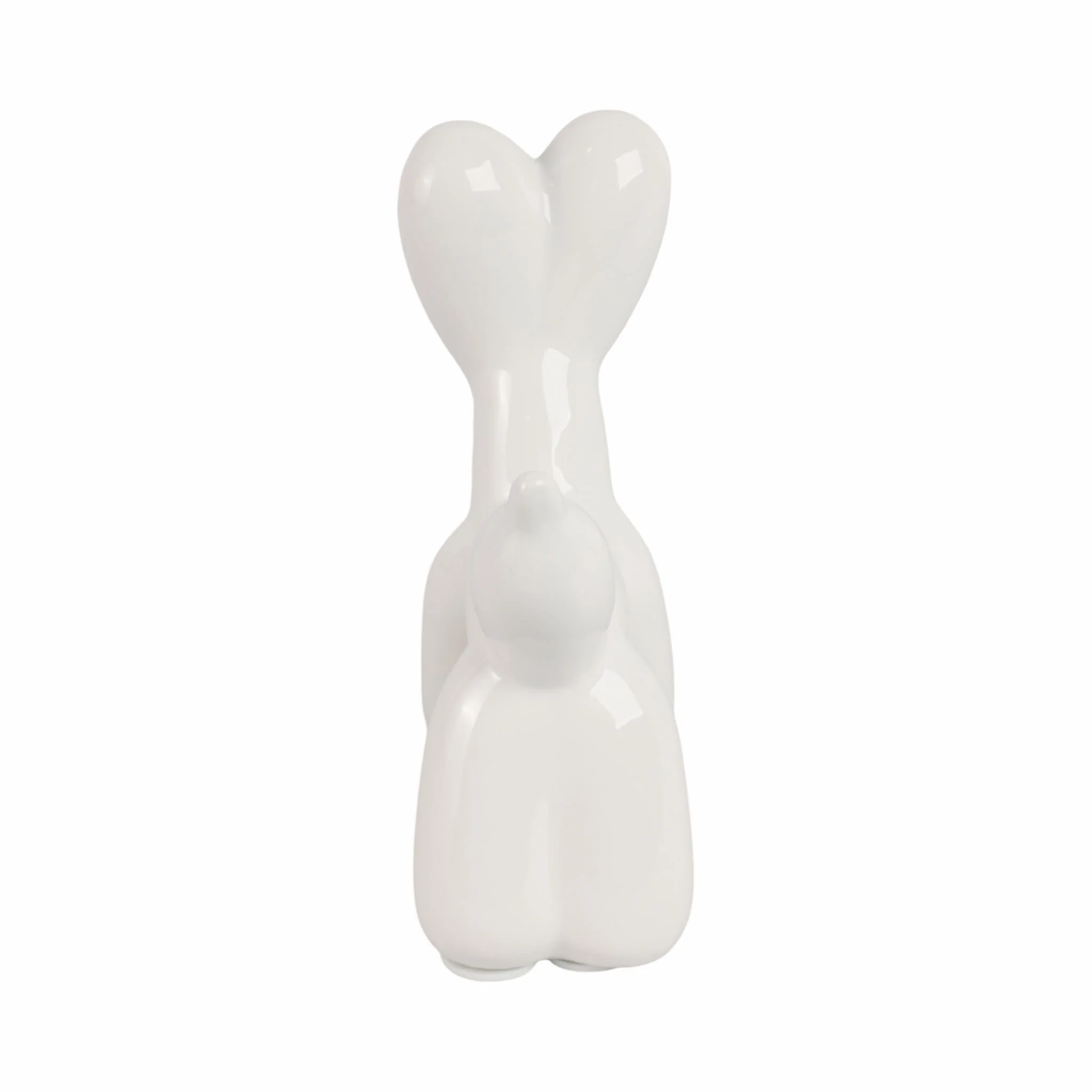 7"l Balloon Dog Animal, White - Image 5