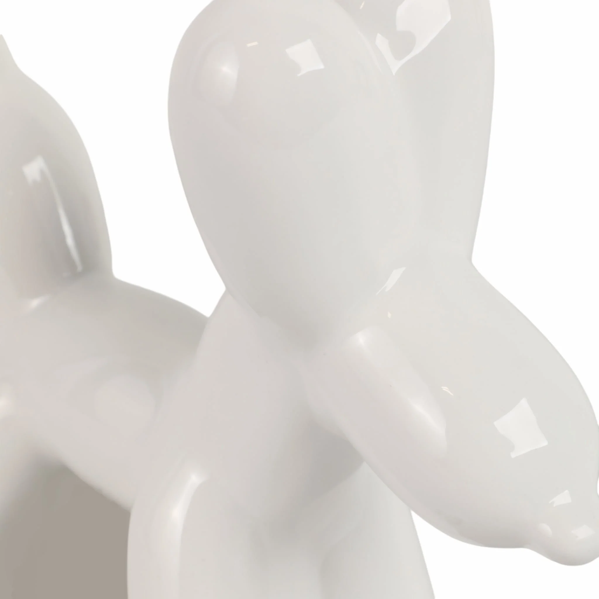 7"l Balloon Dog Animal, White - Image 8