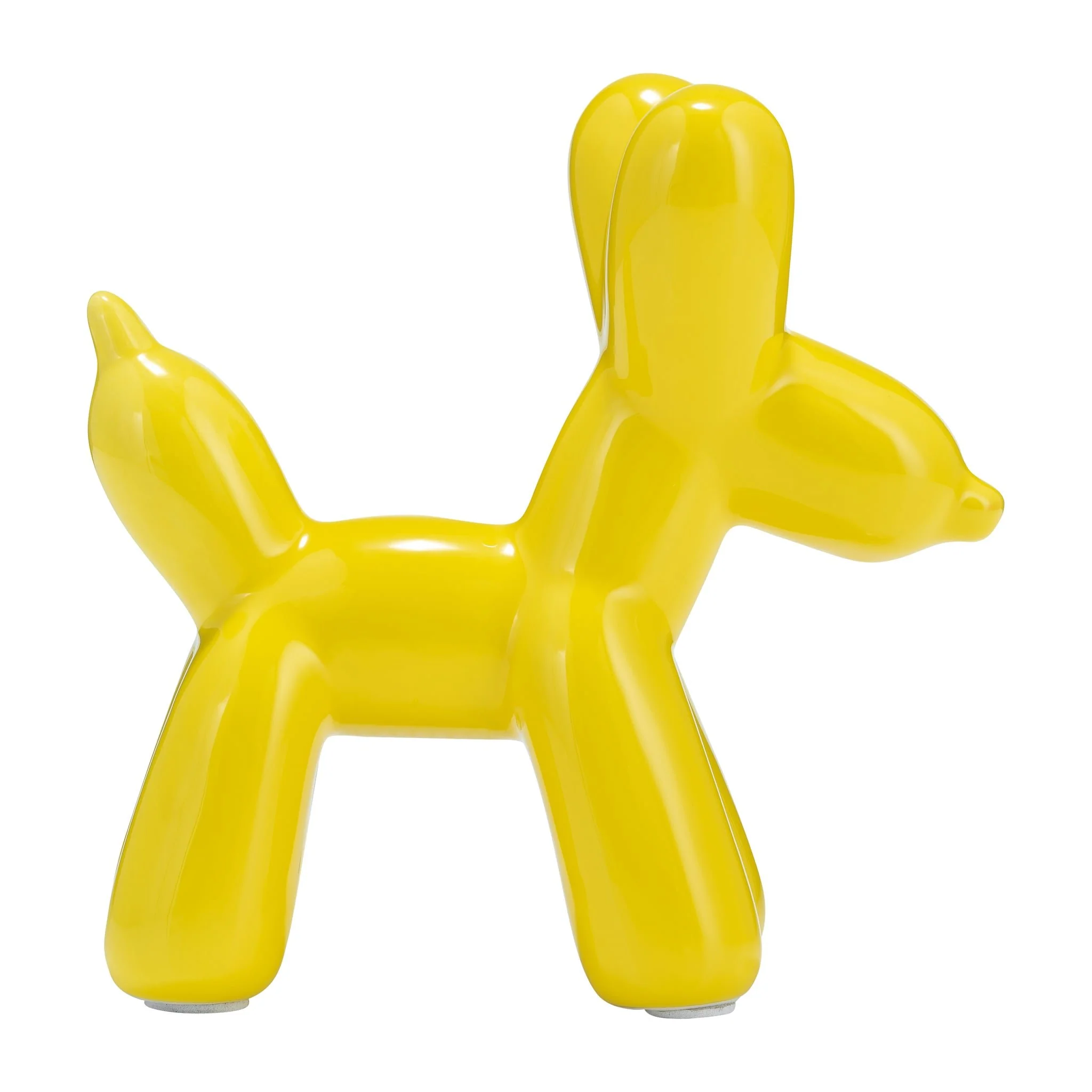 7"l Balloon Dog Animal, Yellow - Image 2