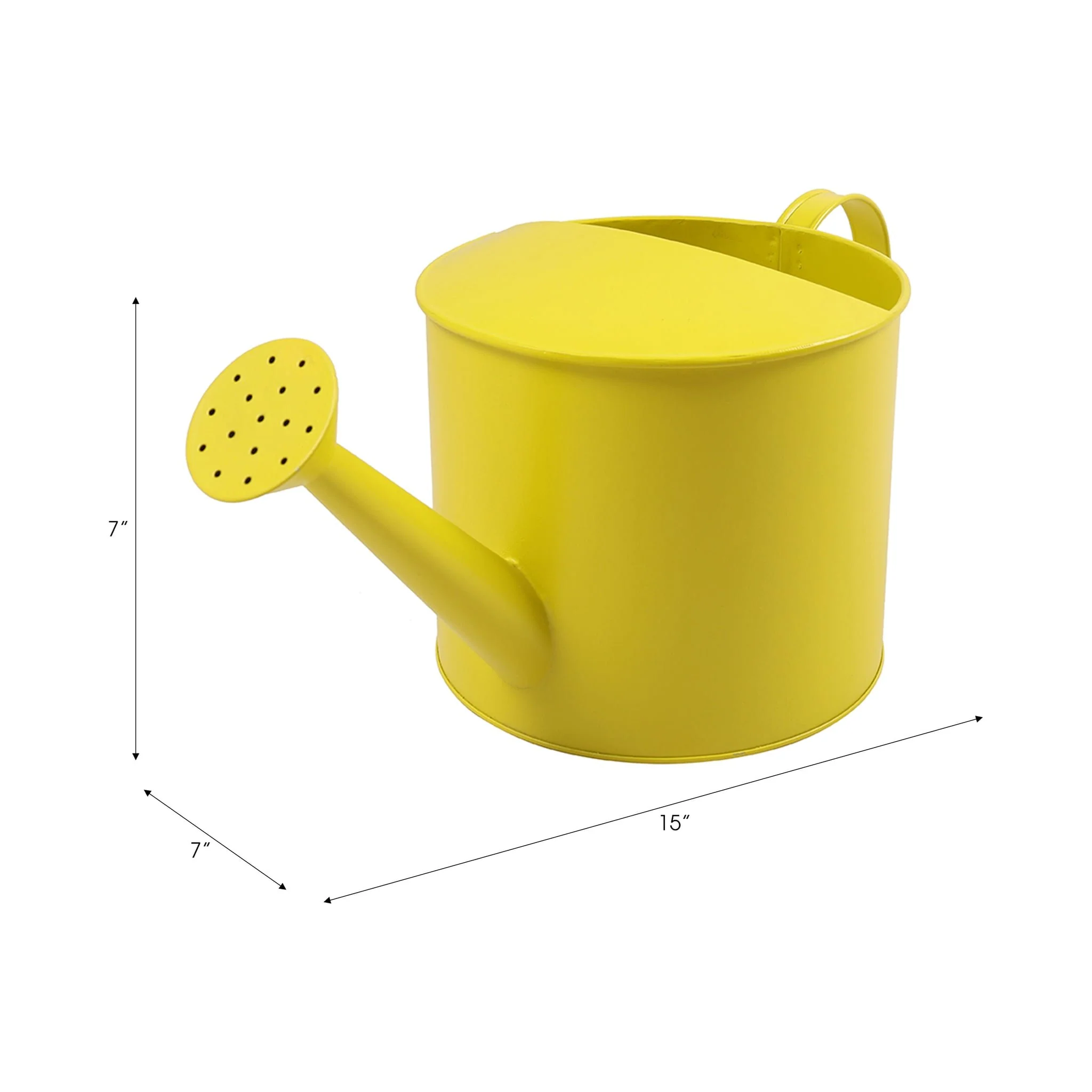 7x15" Watering Can, Yellow - Image 6