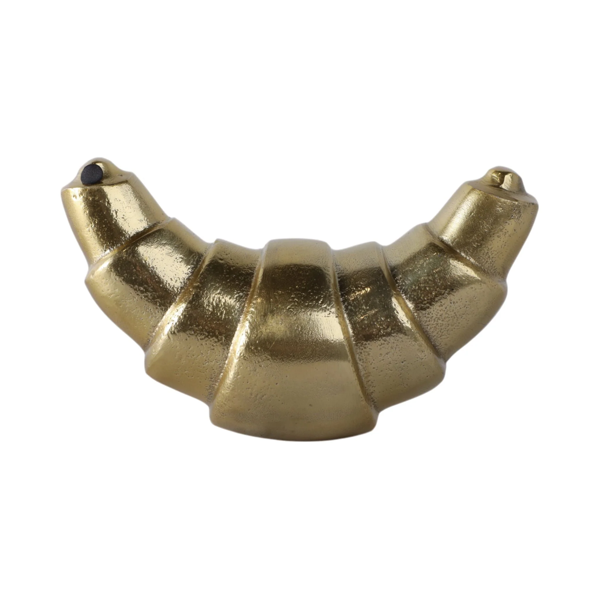 7x4" Metal Croissant, Gold - Image 7