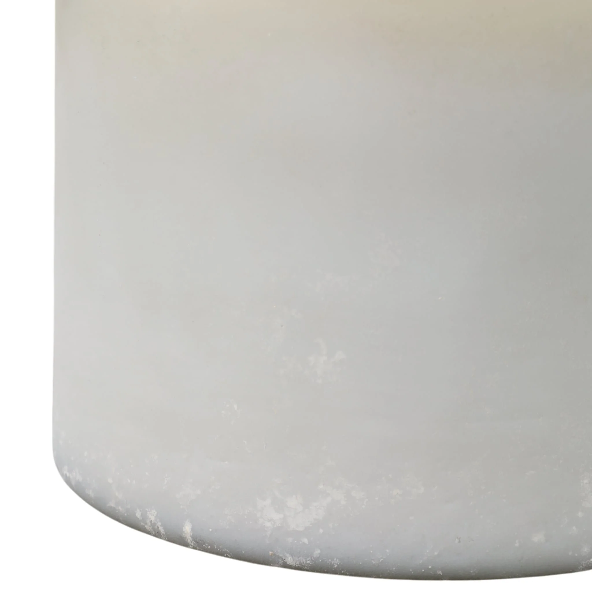 7x6" 65 Oz Jasmine Frosted Glass Candle, Clear - Image 5
