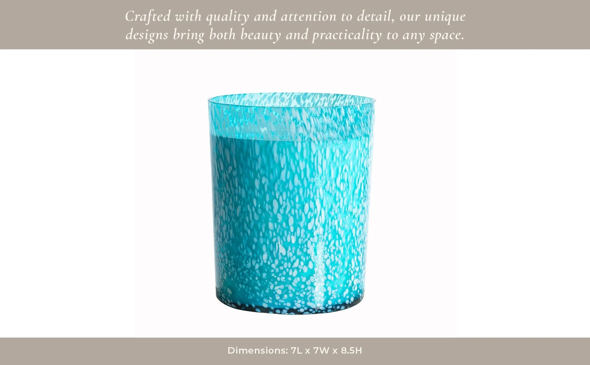 7x9" 105 Oz Wood Sage & Sea Salt Speckle Candle, B - Image 13