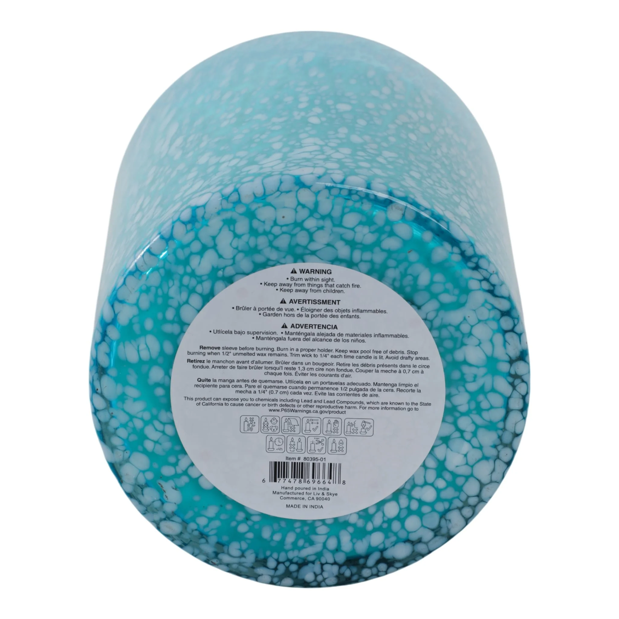 7x9" 105 Oz Wood Sage & Sea Salt Speckle Candle, B - Image 7