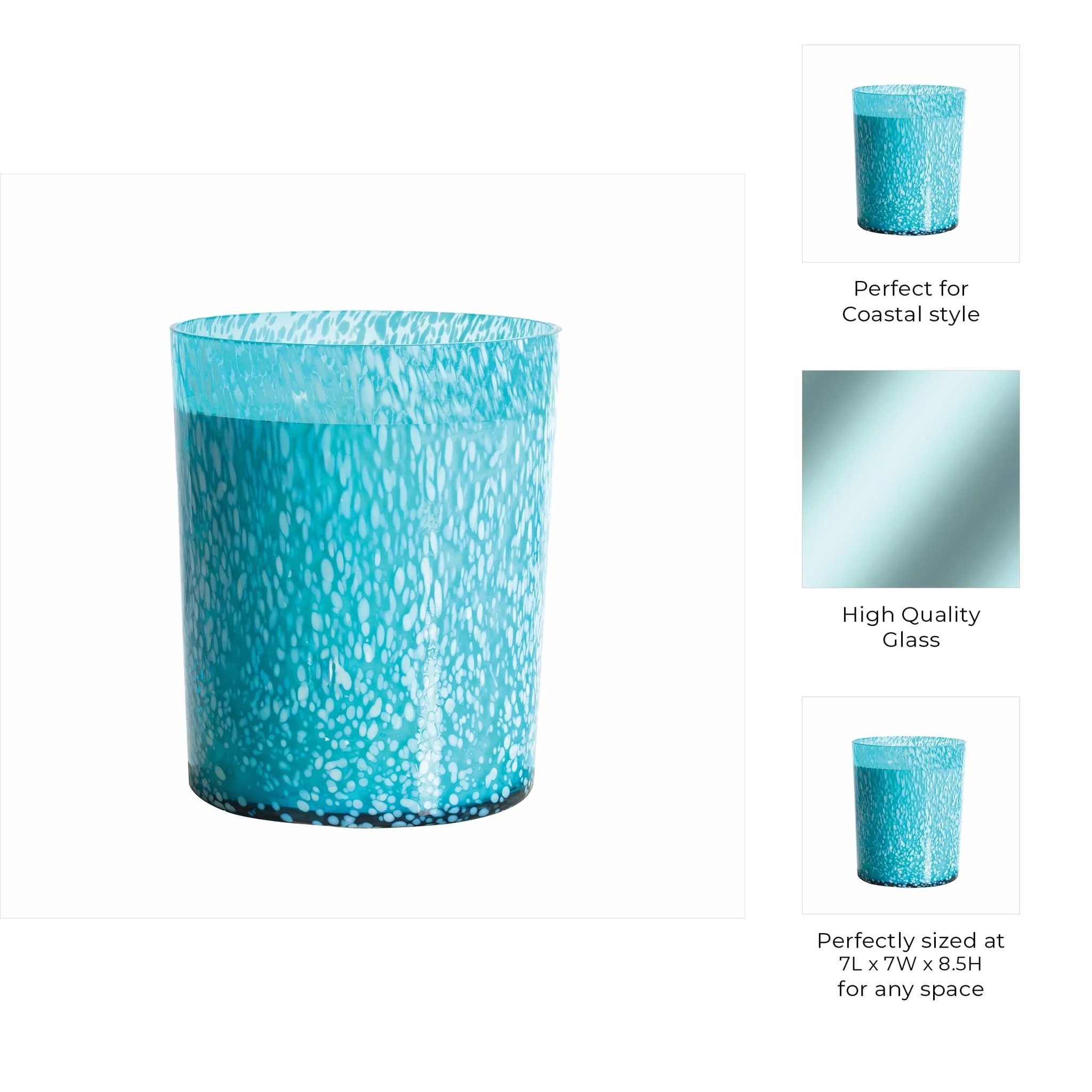 7x9" 105 Oz Wood Sage & Sea Salt Speckle Candle, B - Image 9