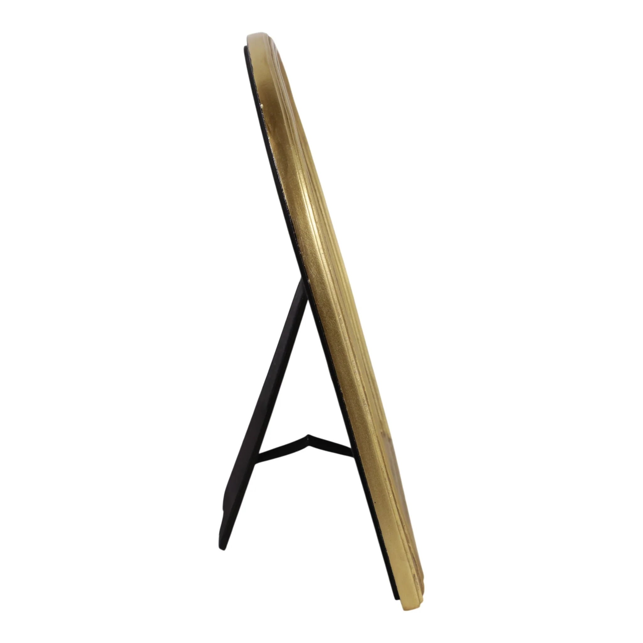 7x9 Photo Frame Matted To 5x7 Layered Arch, Gold - Image 3