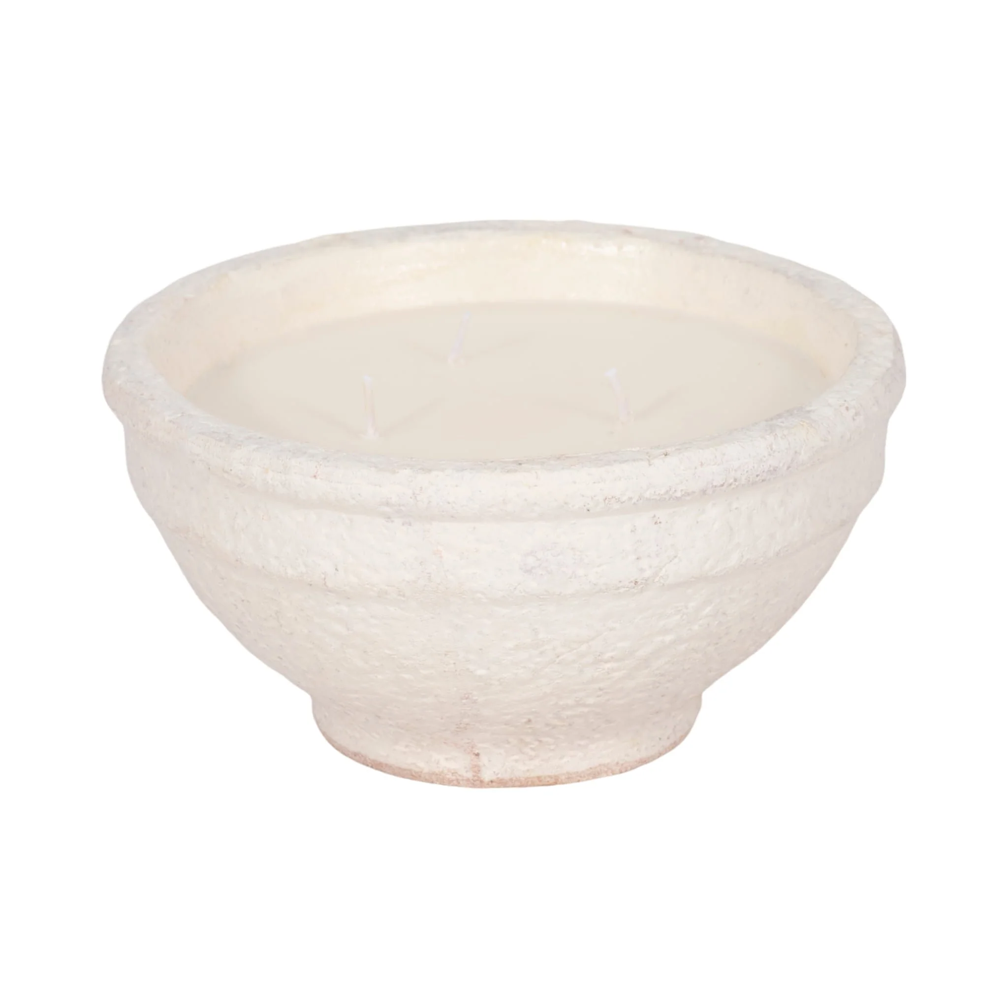 8" 16 Oz Spiced Cranberry Bowl Candle, White - Image 2