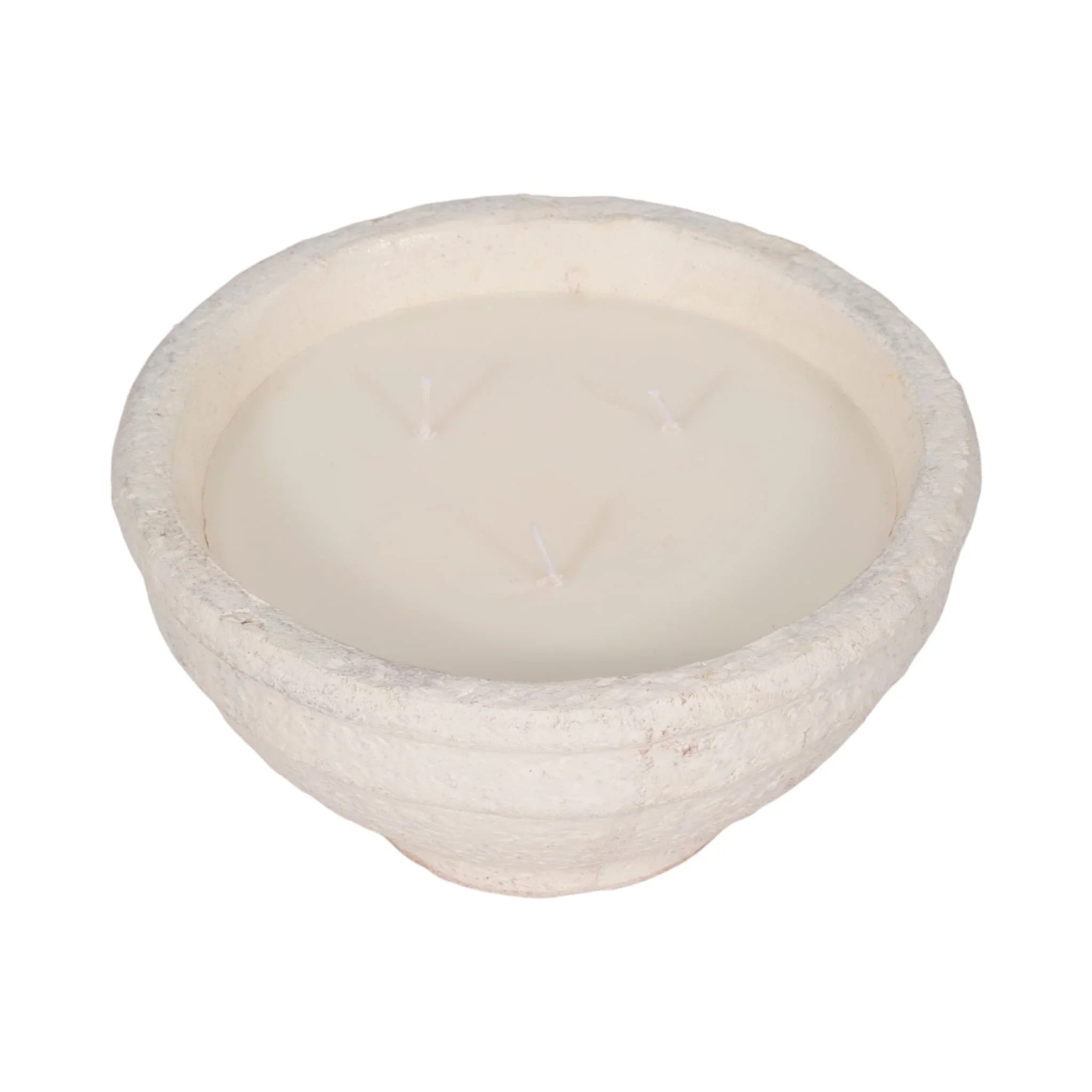 8" 16 Oz Spiced Cranberry Bowl Candle, White - Image 4