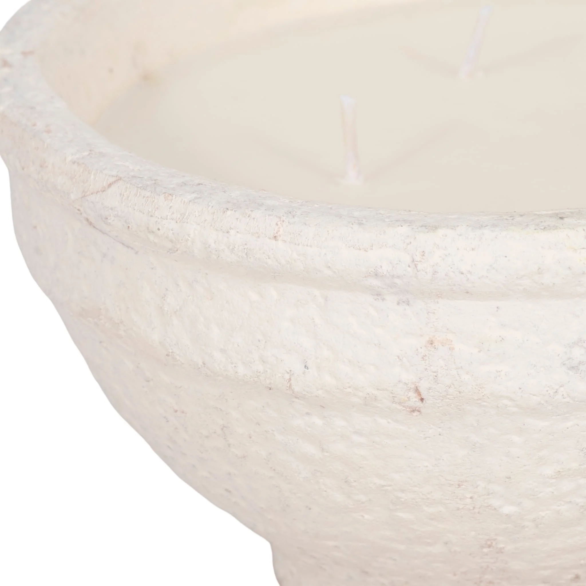 8" 16 Oz Spiced Cranberry Bowl Candle, White - Image 5