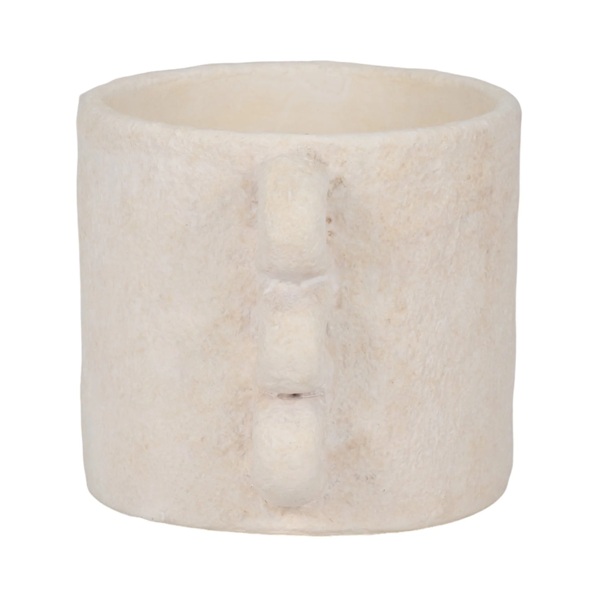 8" Arch Handle Planter, White - Image 4