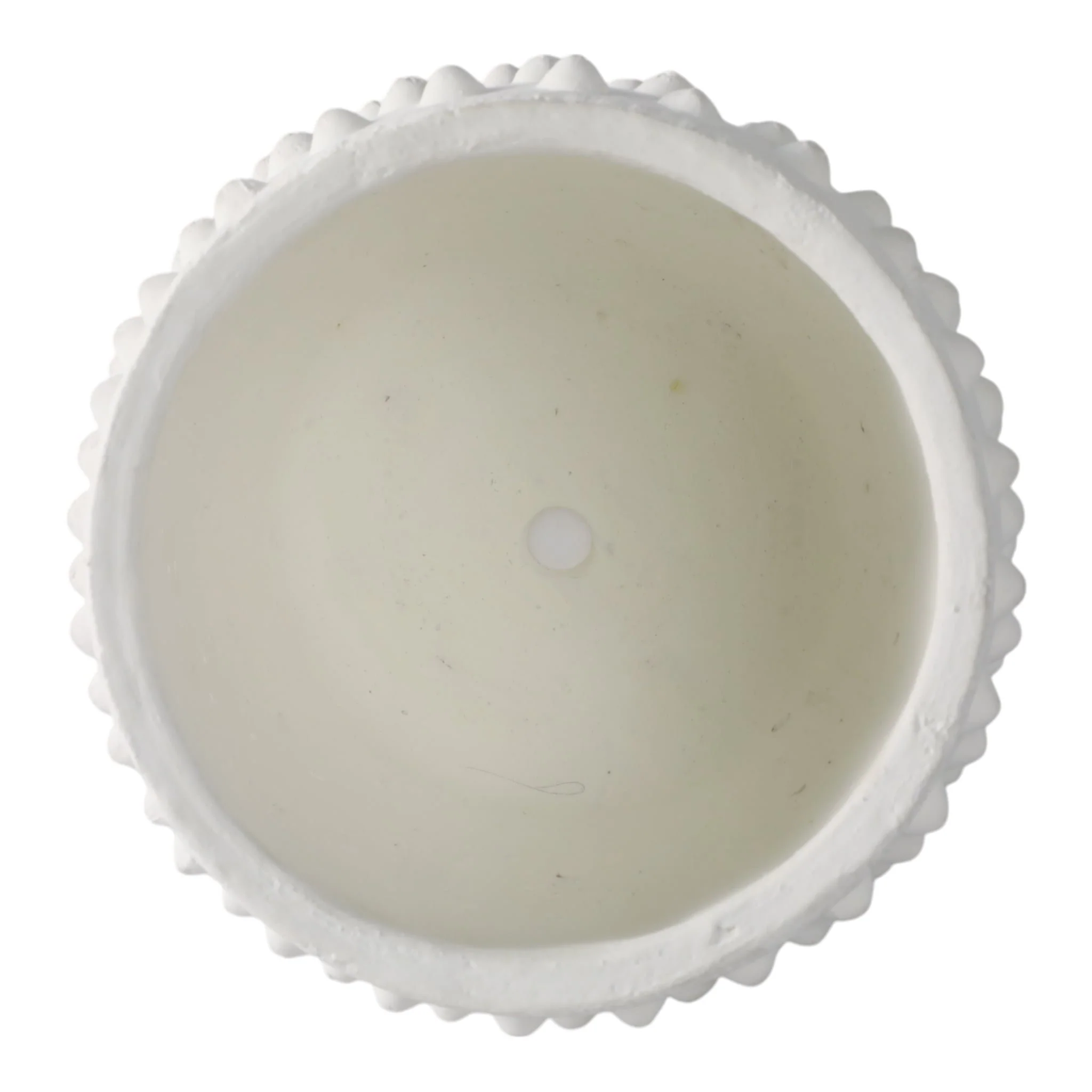 8" Bubble Rough Finish Planter,white - Image 5