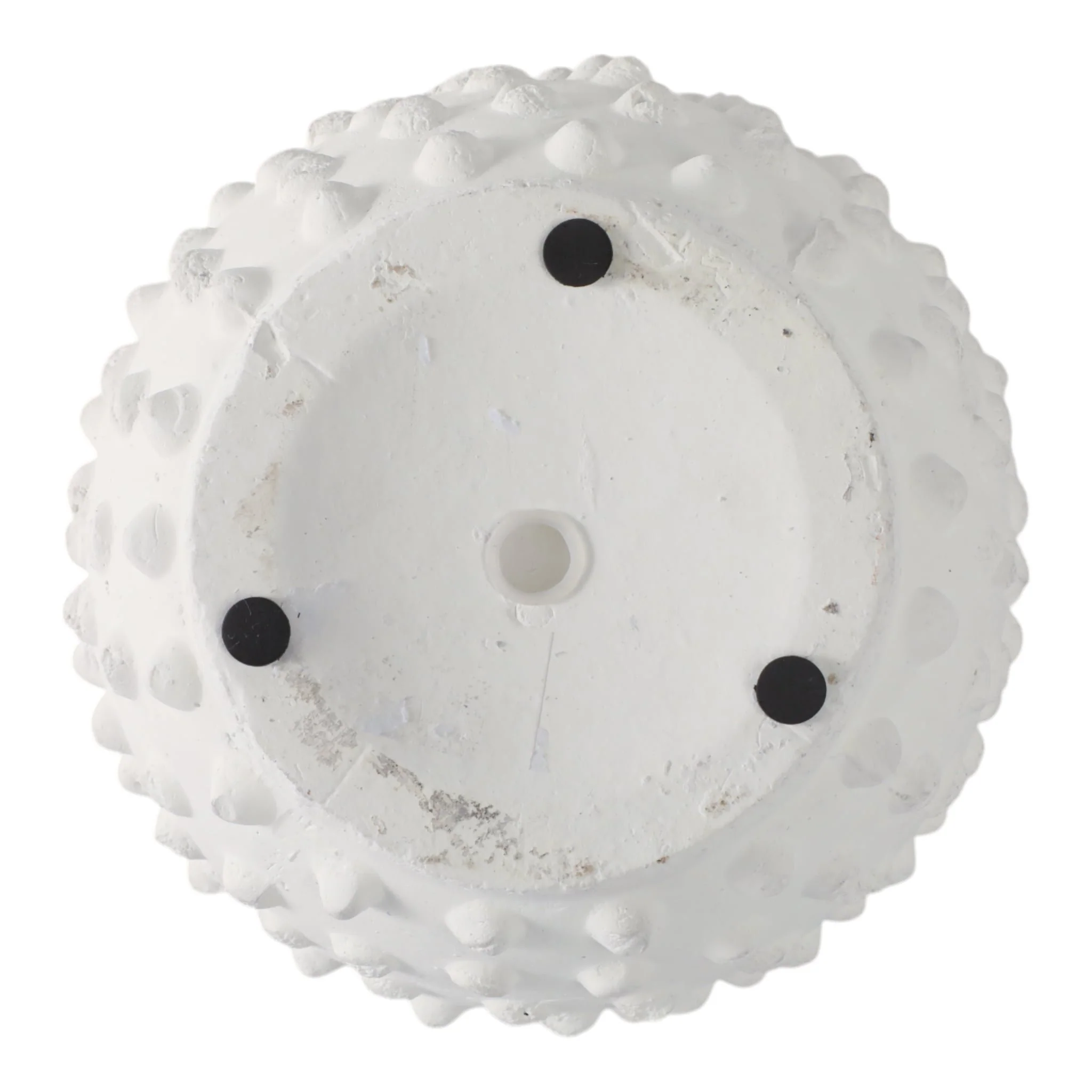 8" Bubble Rough Finish Planter,white - Image 6