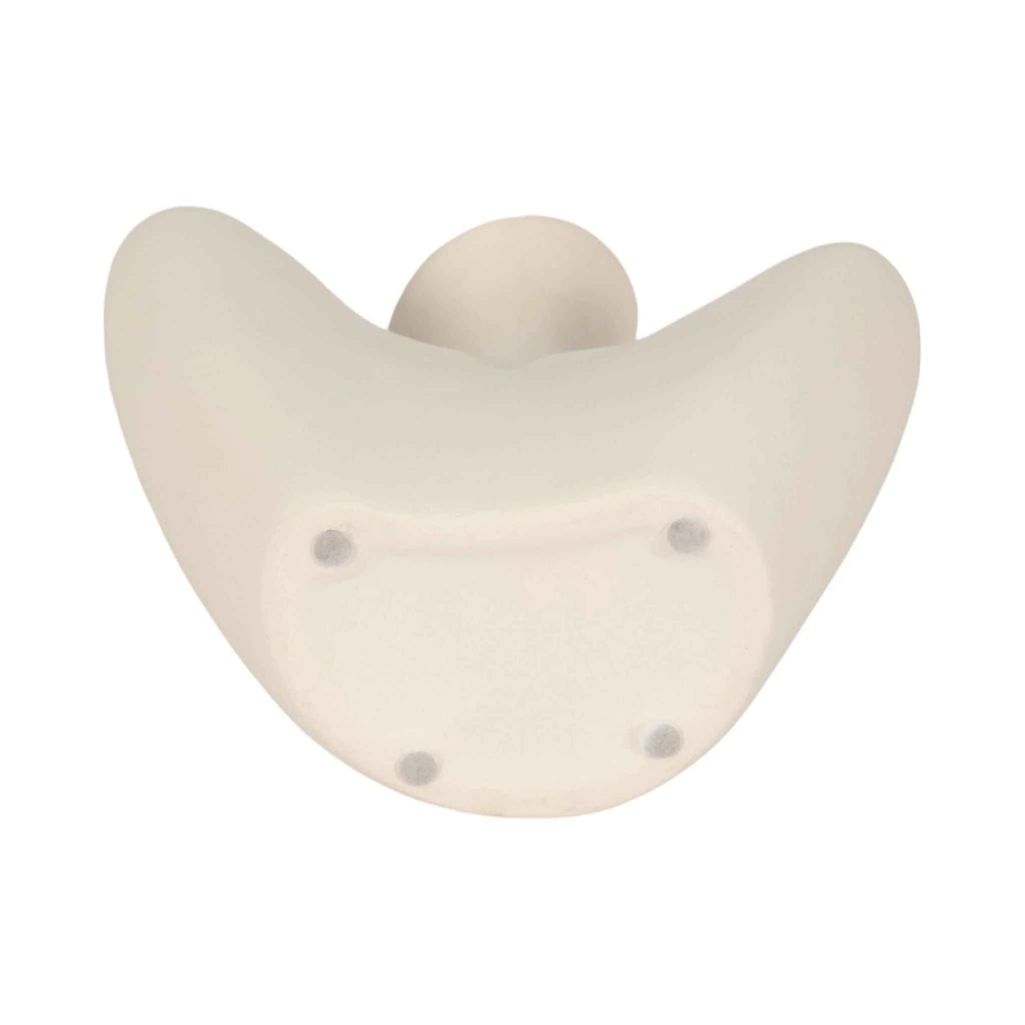 8" Bust Vase Sand Finish, Ivory - Image 7
