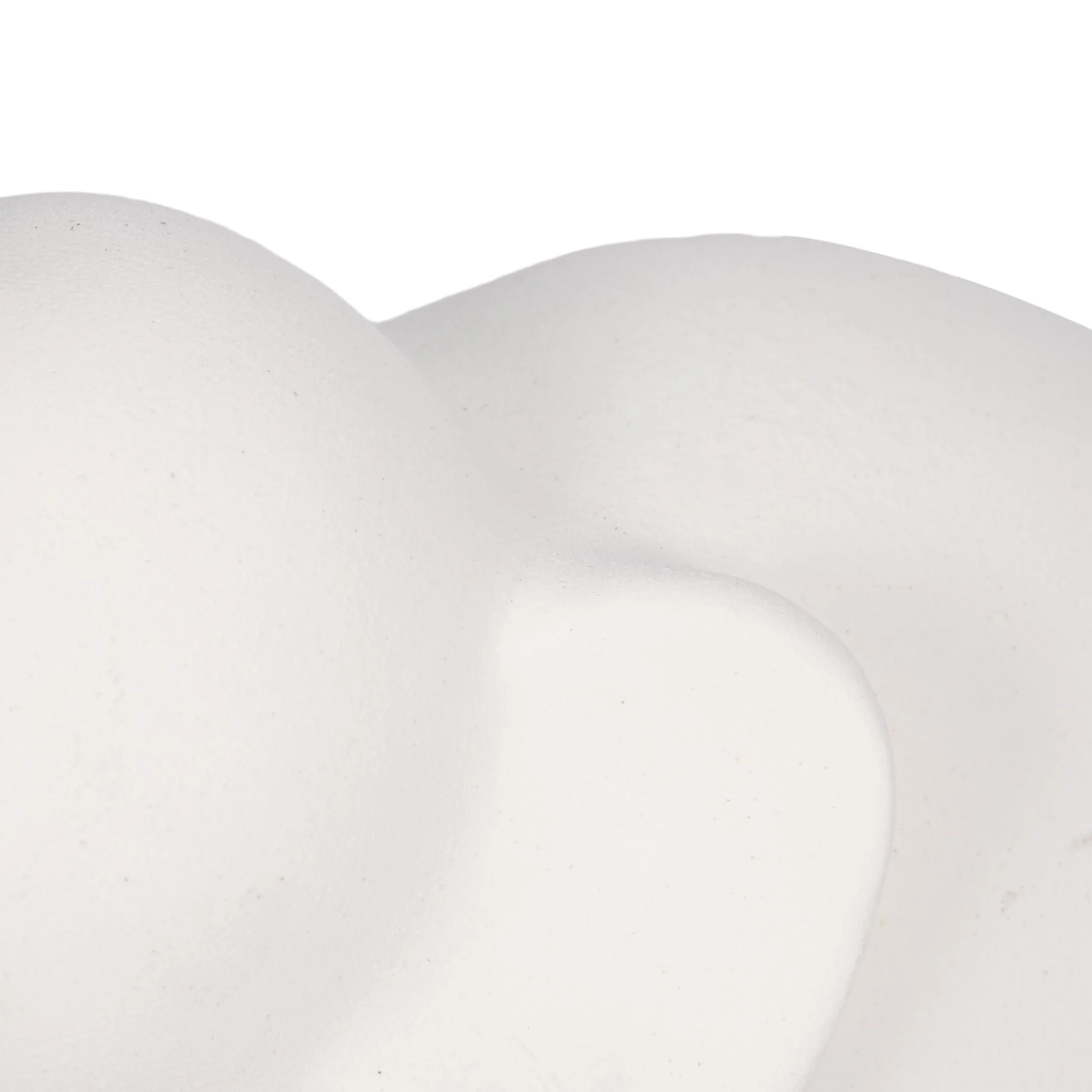 8" Elephant With Rough Texture, White - Image 5