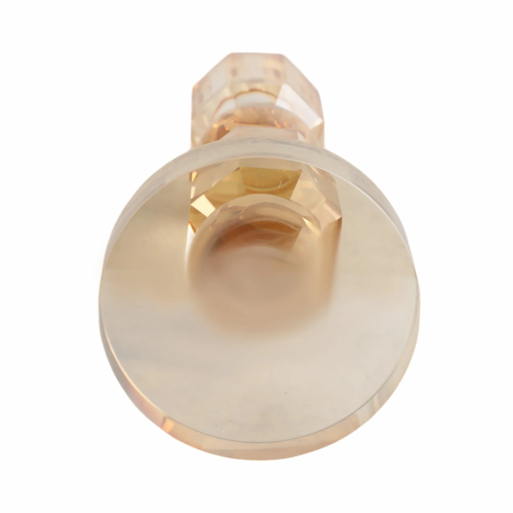 8" Geo Crystal Taper Holder, Amber - Image 5